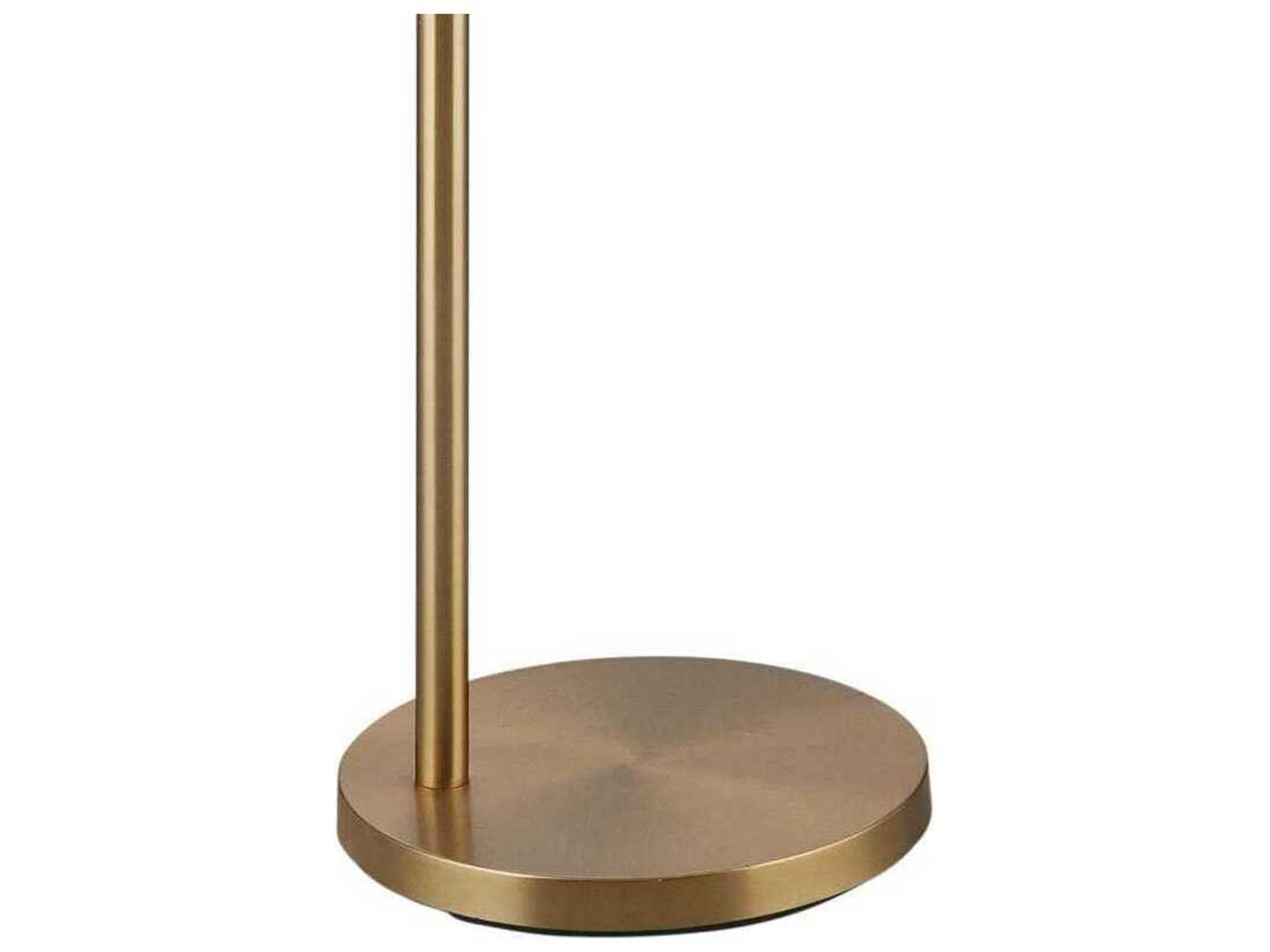 Bassett Mirror Gold Telfair Floor Lamp