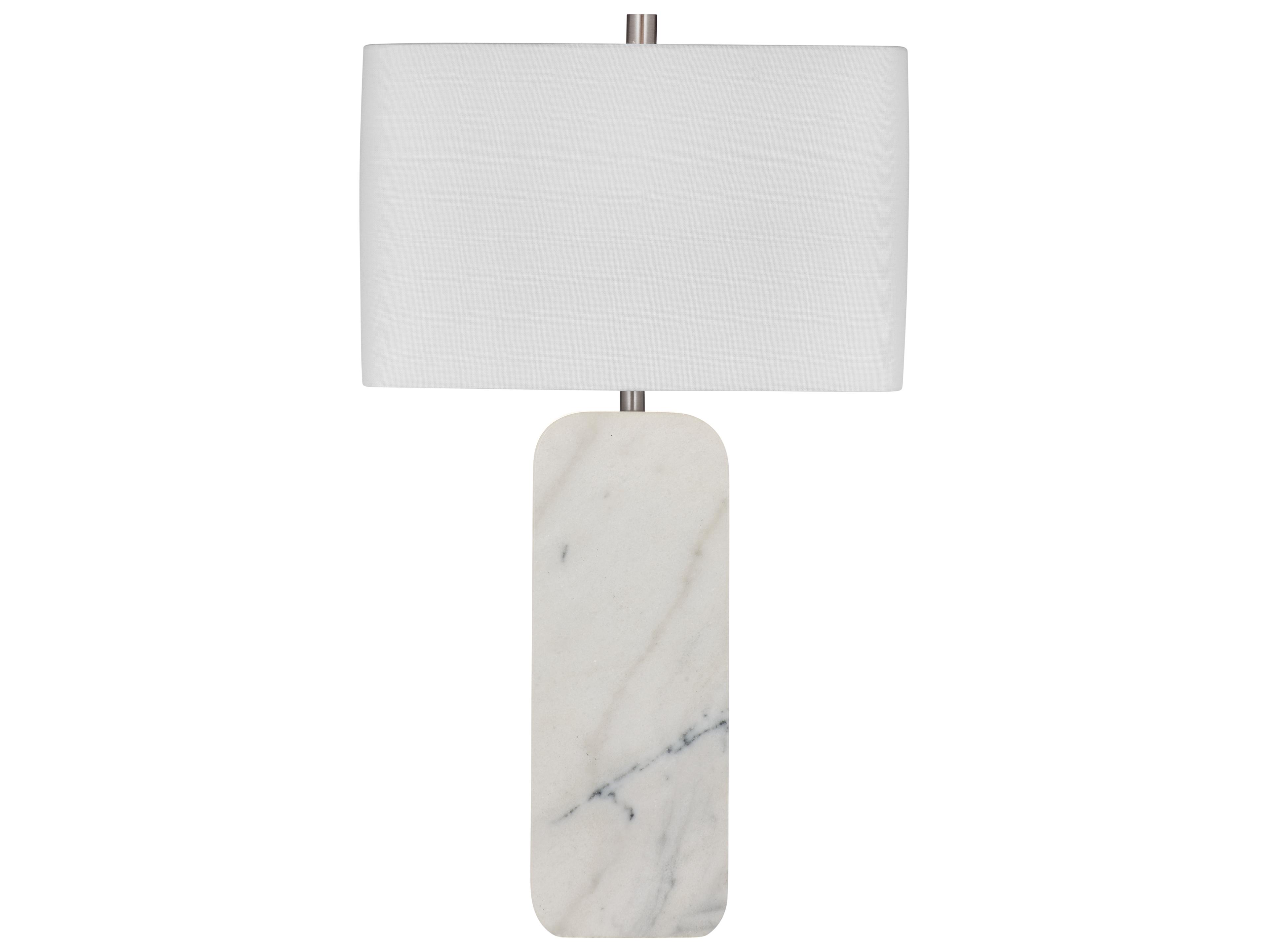 Bassett Mirror White Table Lamp