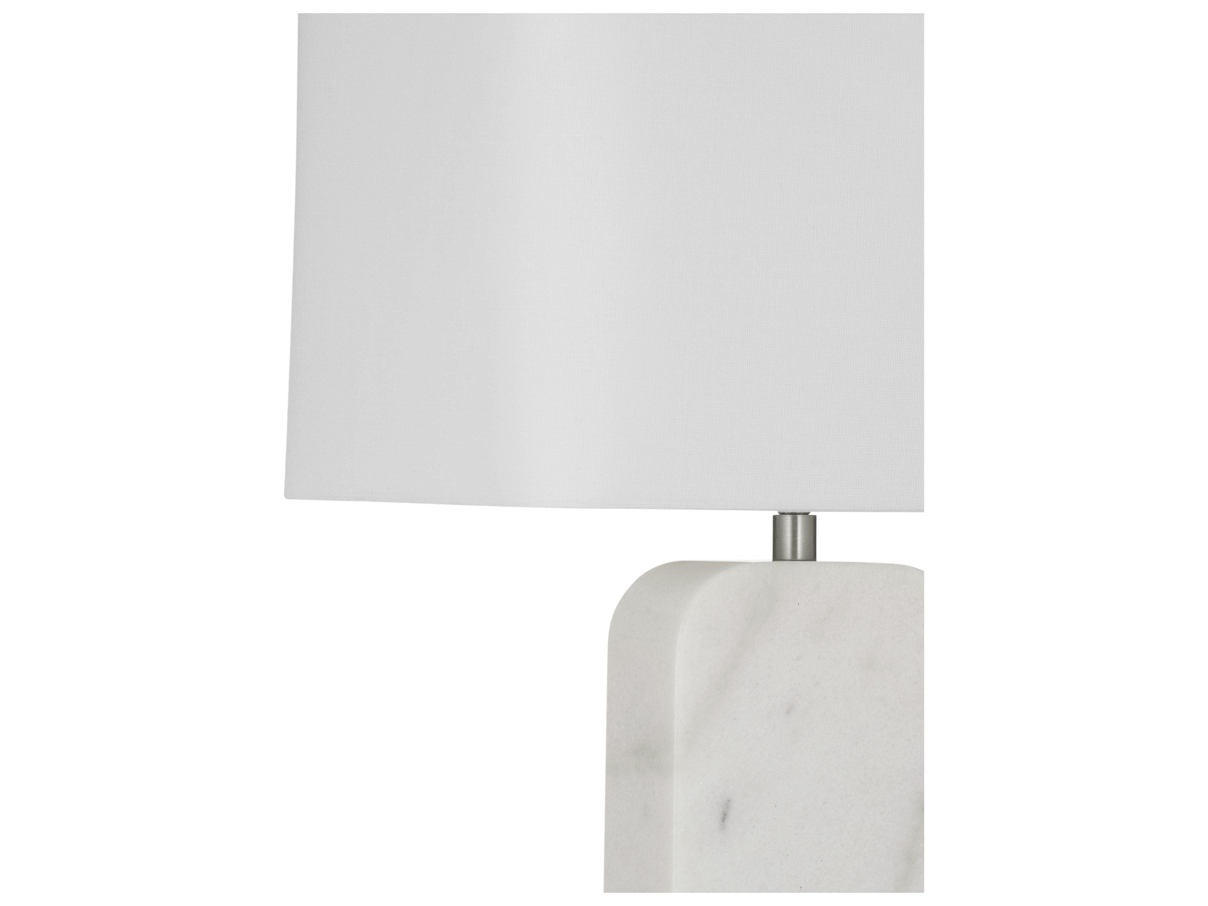 Bassett Mirror White Table Lamp