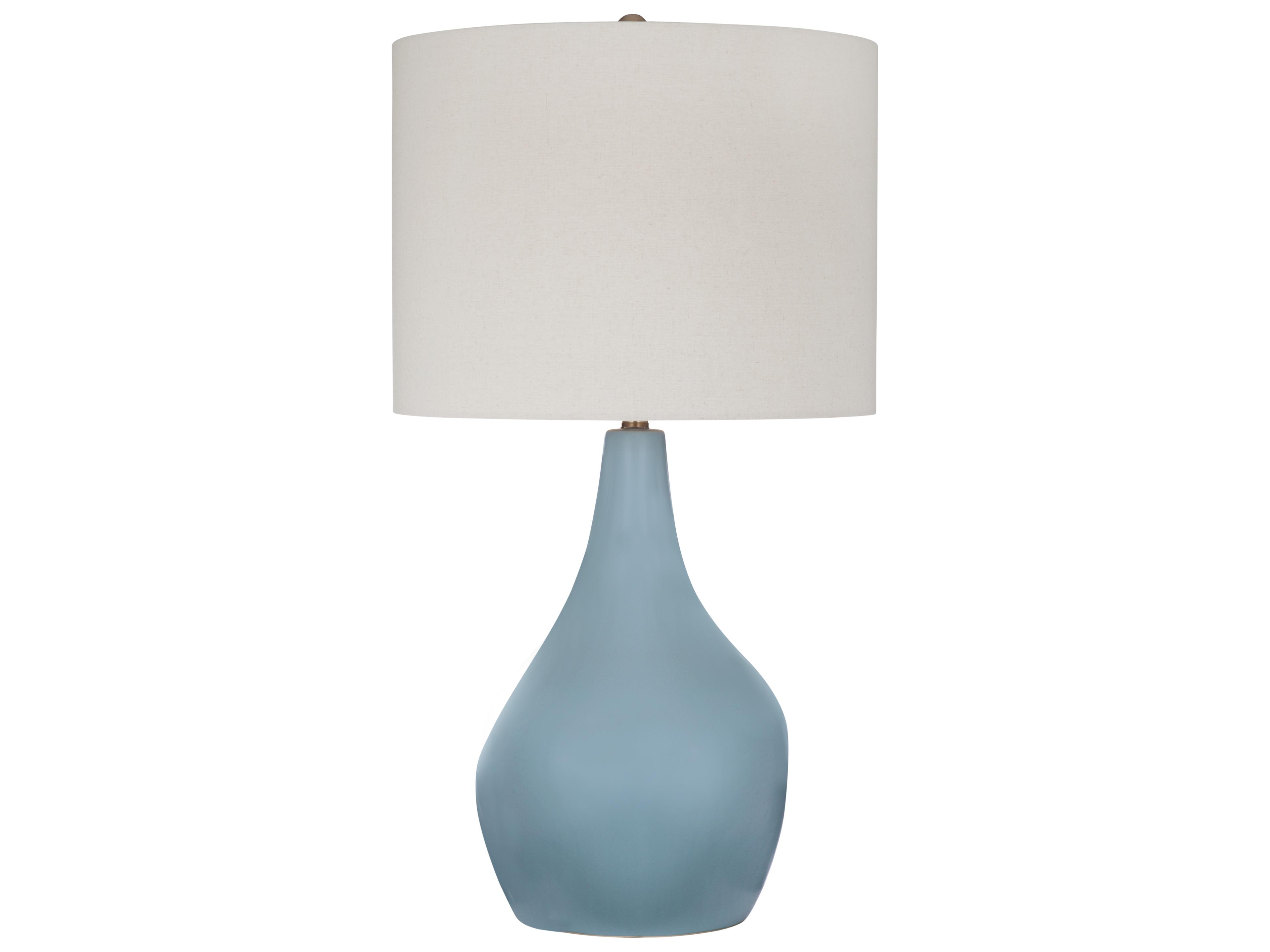 Rawlins Light Grey Blue Buffet Lamp