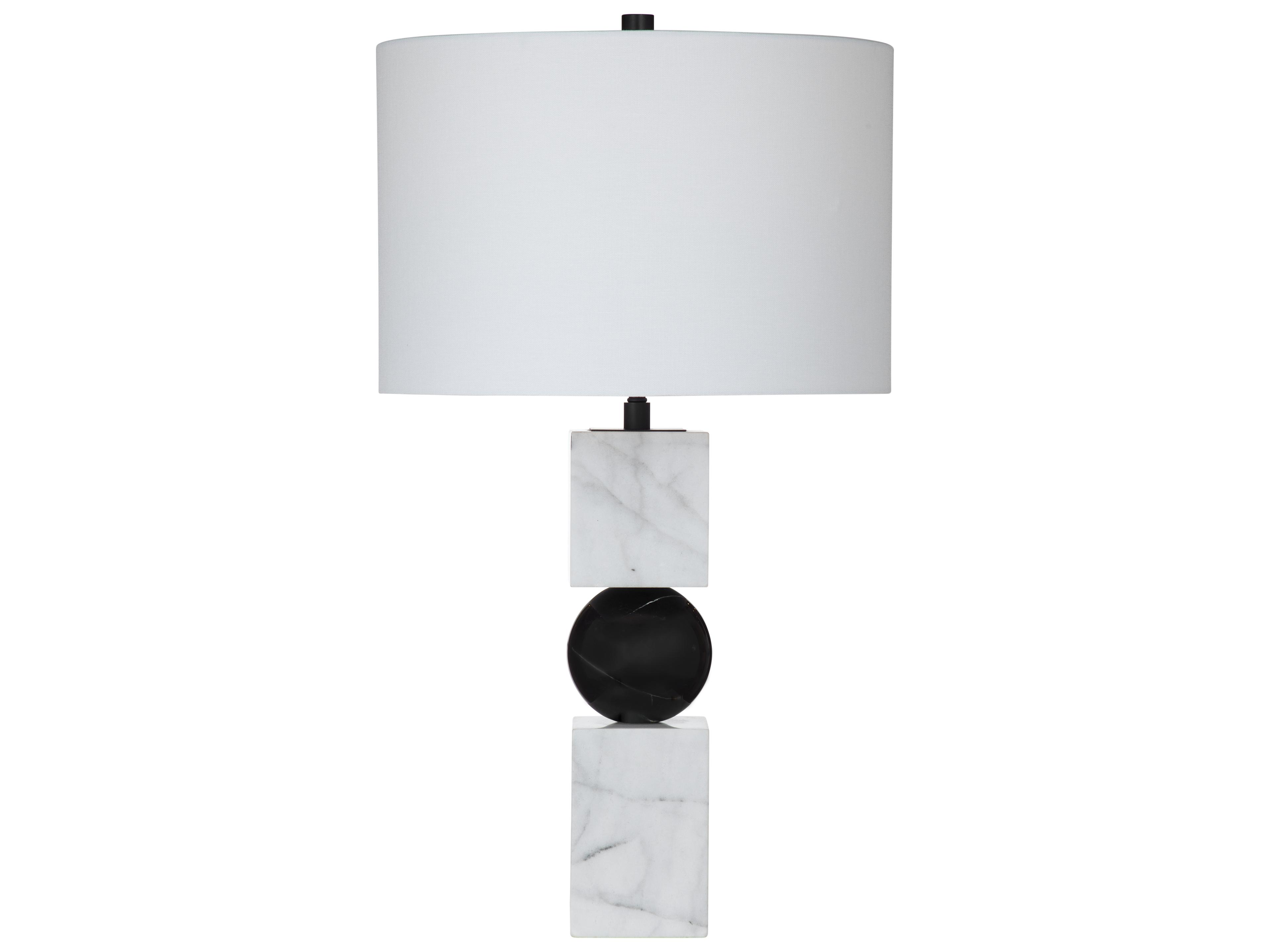Bassett Mirror White Table Lamp