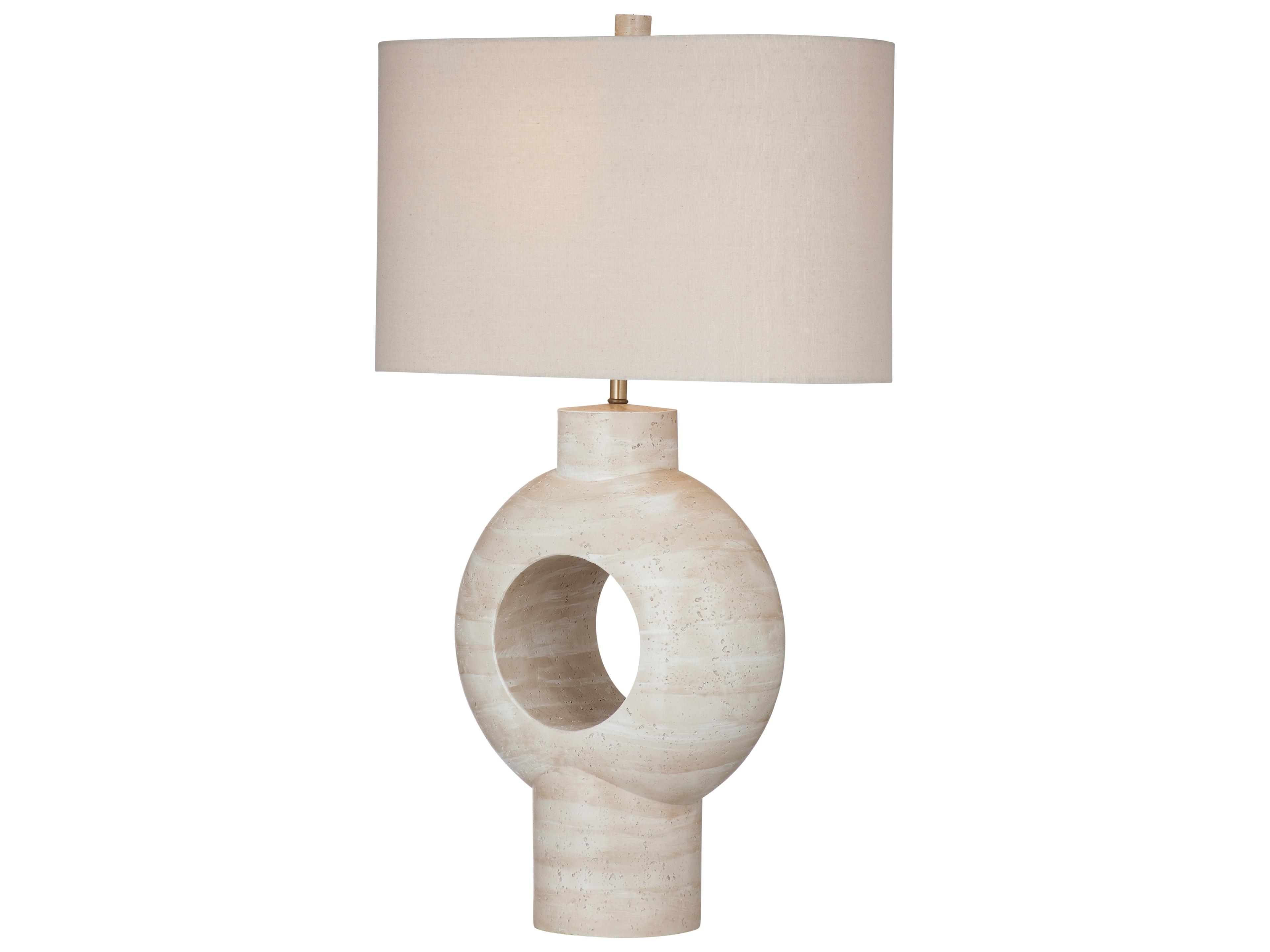 Off White Table Lamp