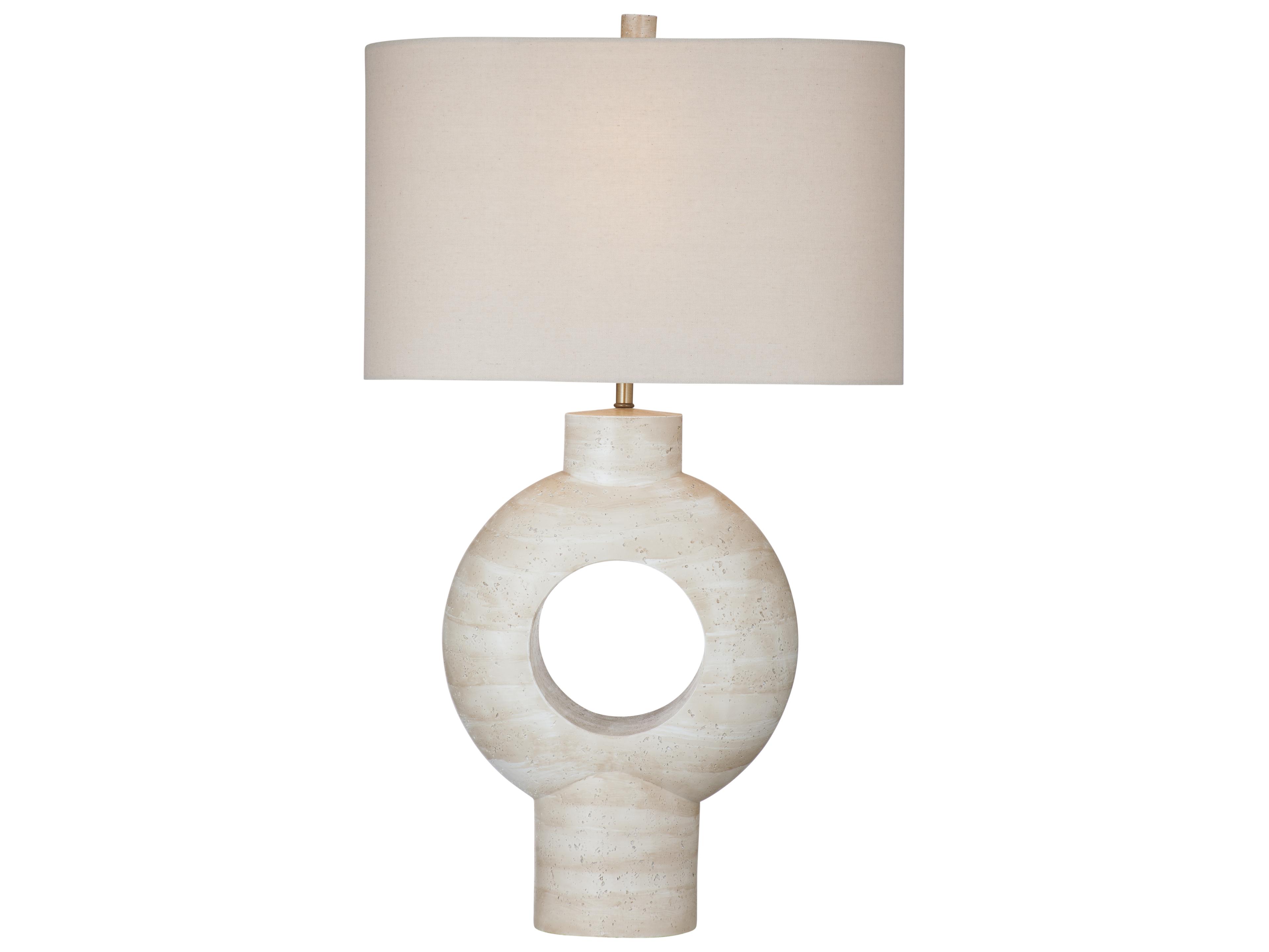 Bassett Mirror Off White Table Lamp