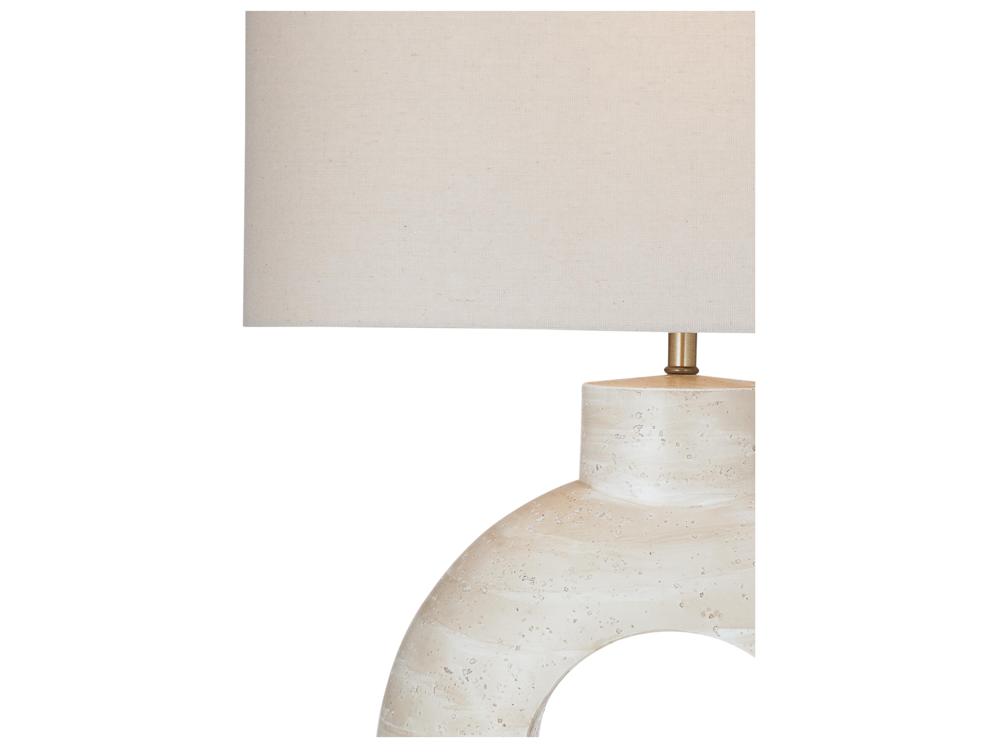 Bassett Mirror Off White Table Lamp
