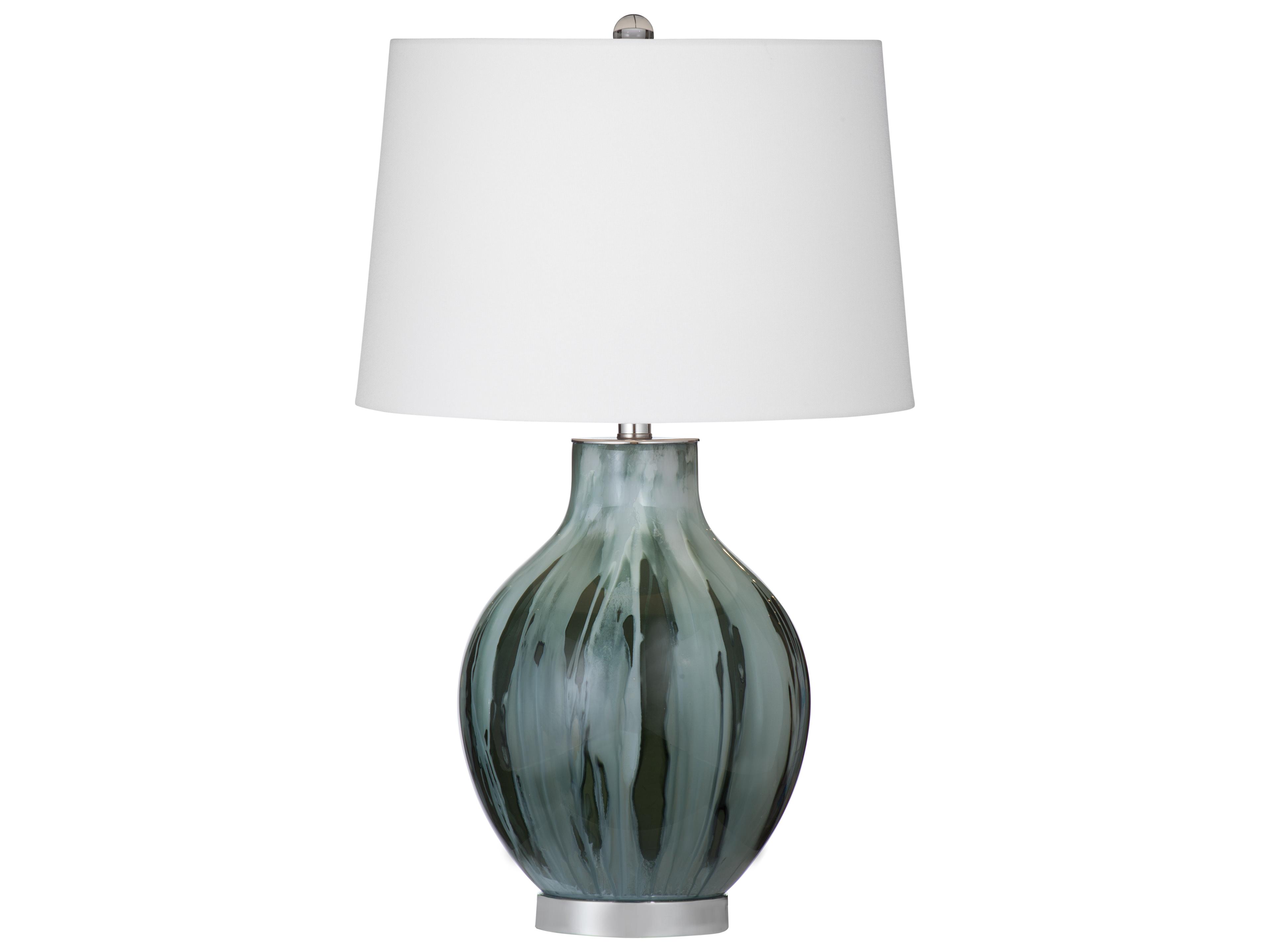 Gray Table Lamp