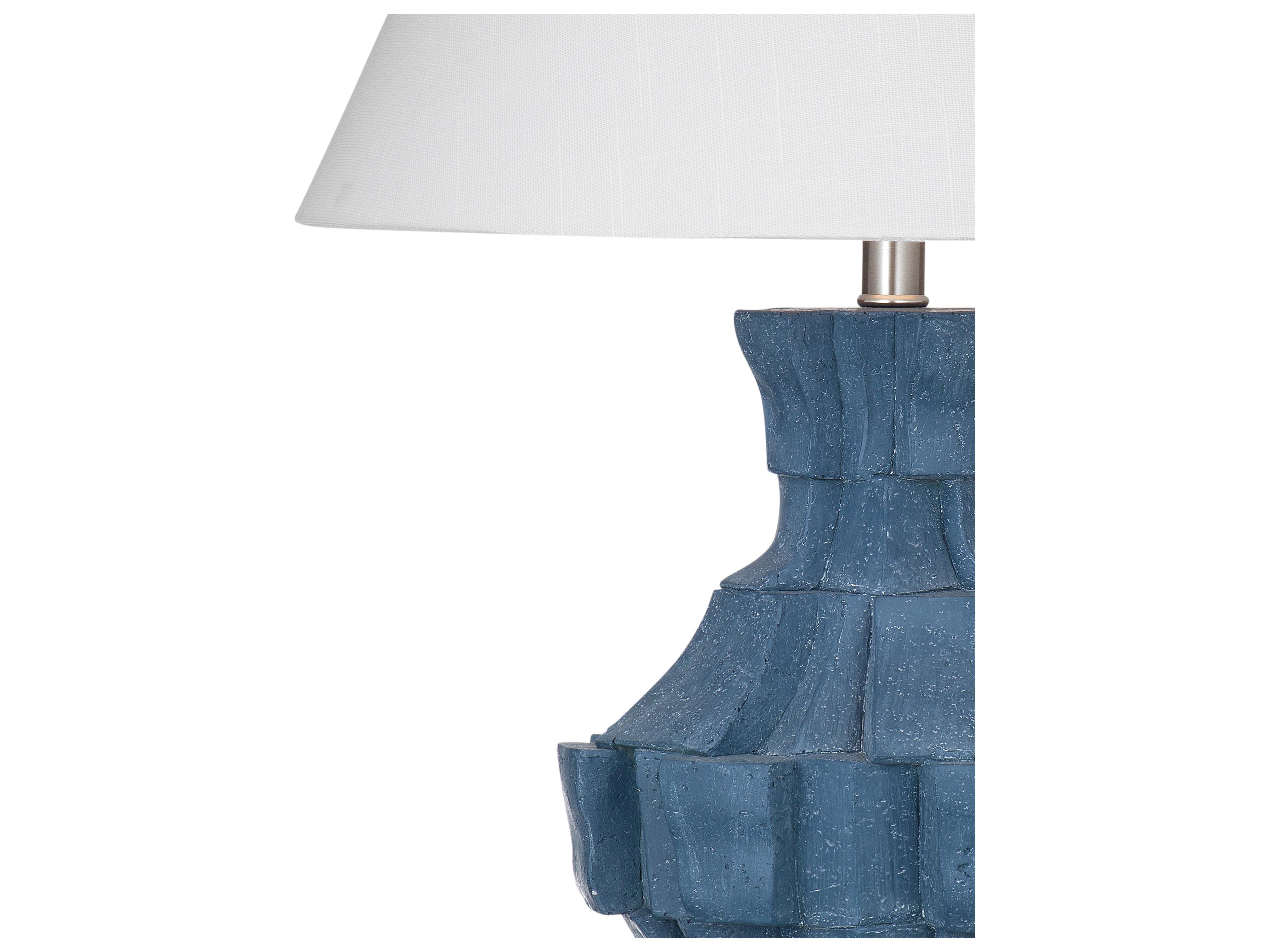 Bassett Mirror Blue Table Lamp