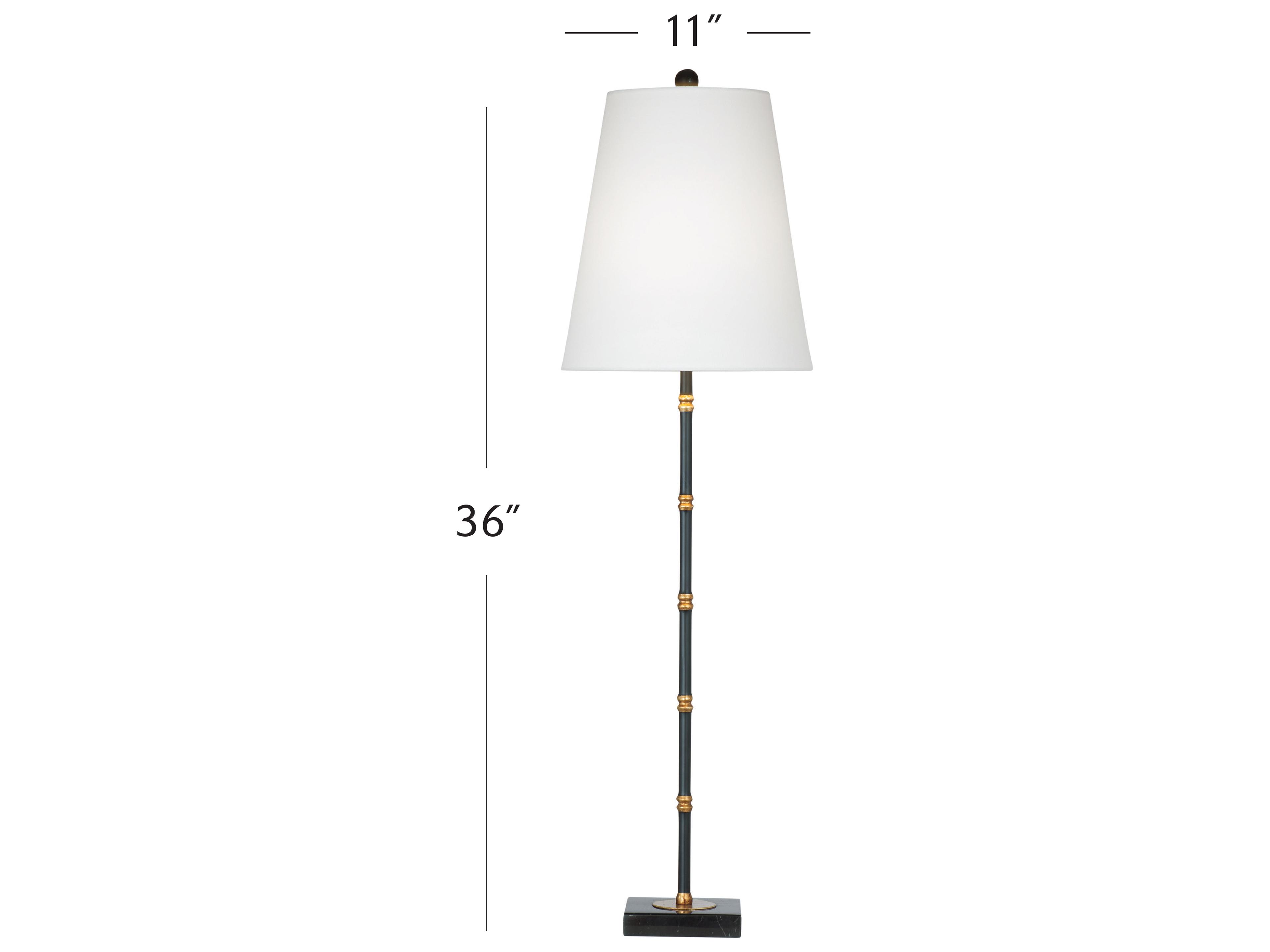 Bassett Mirror Black Table Lamp