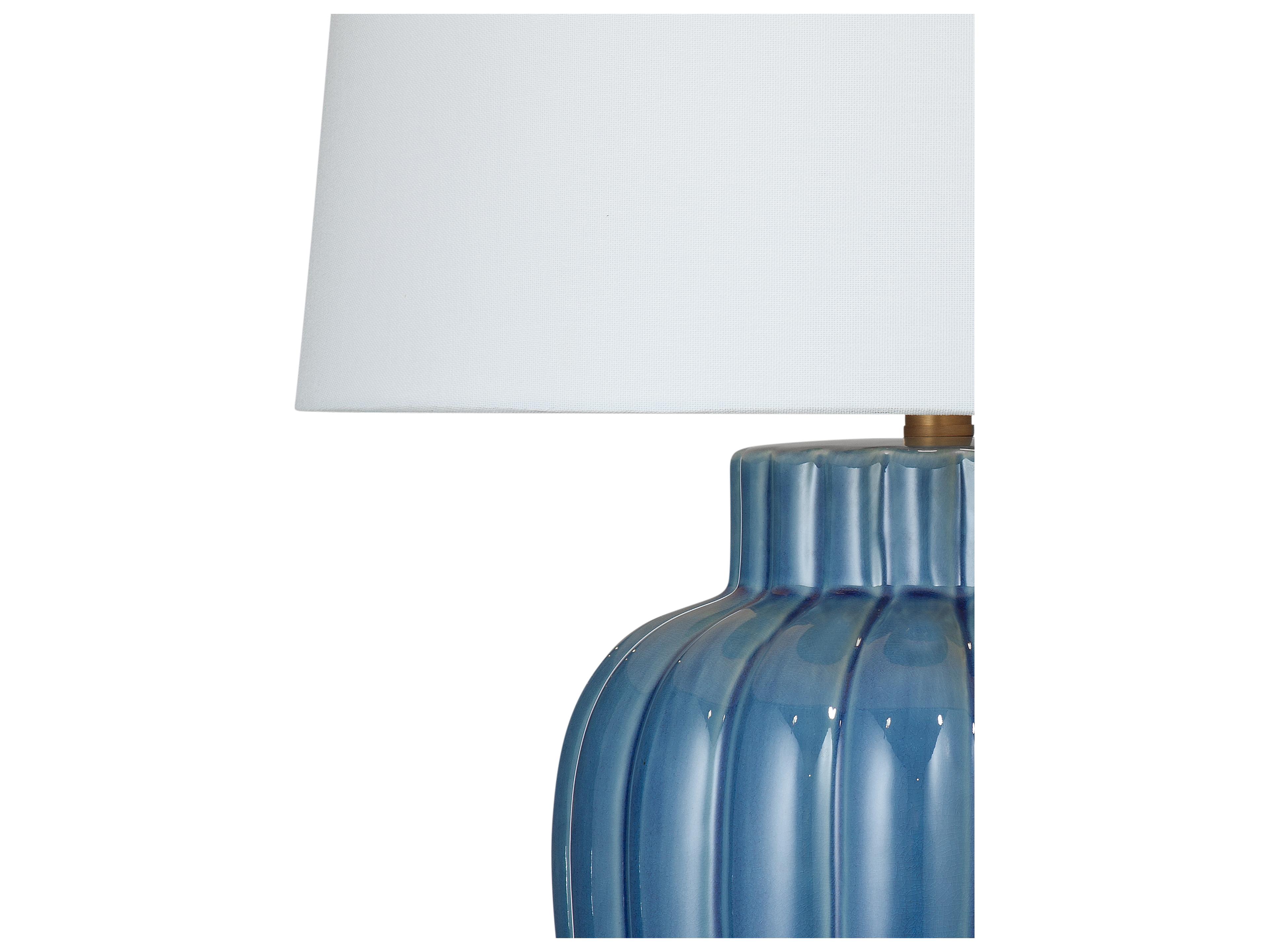 Bassett Mirror Blue Table Lamp