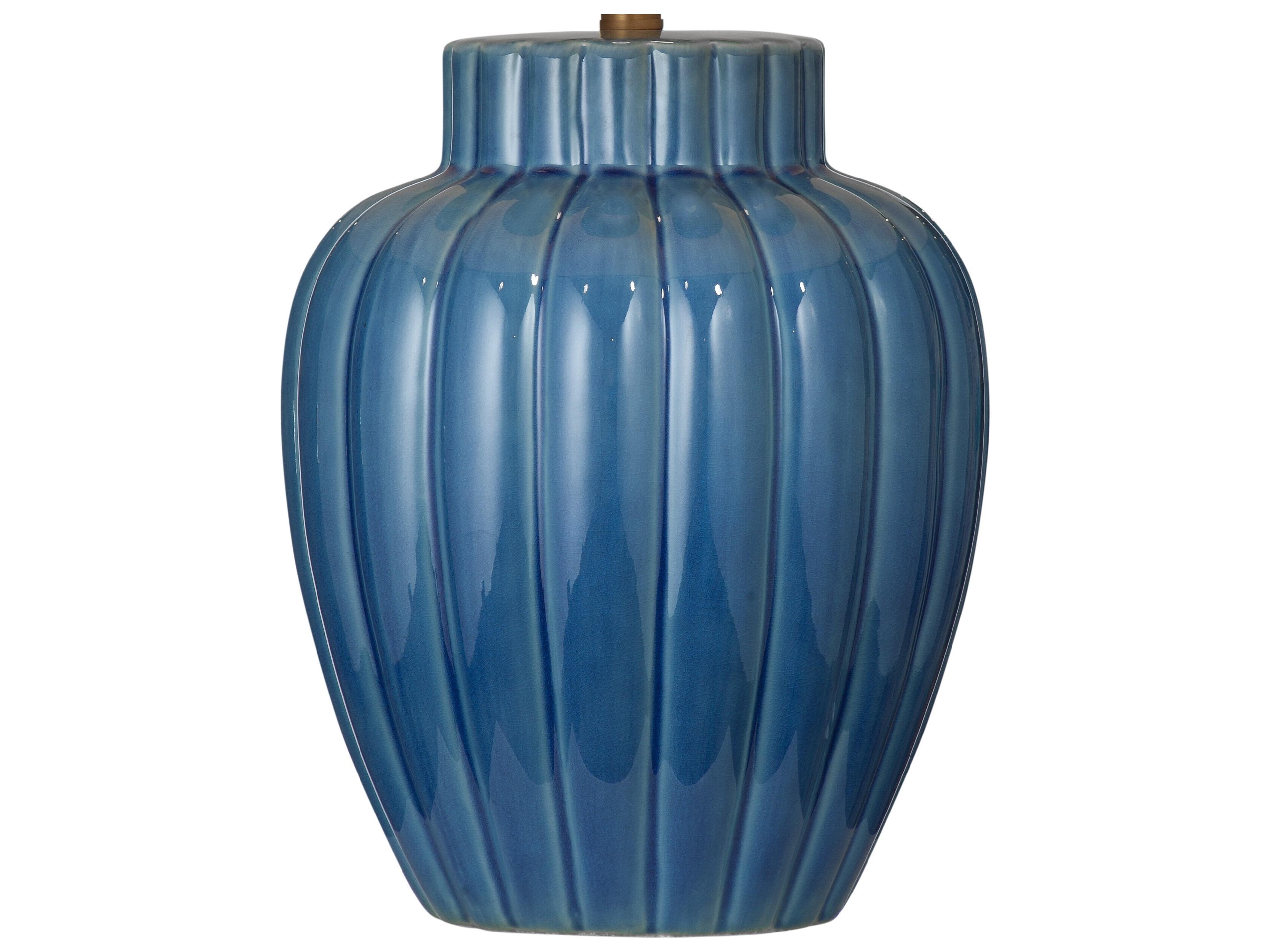 Bassett Mirror Blue Table Lamp
