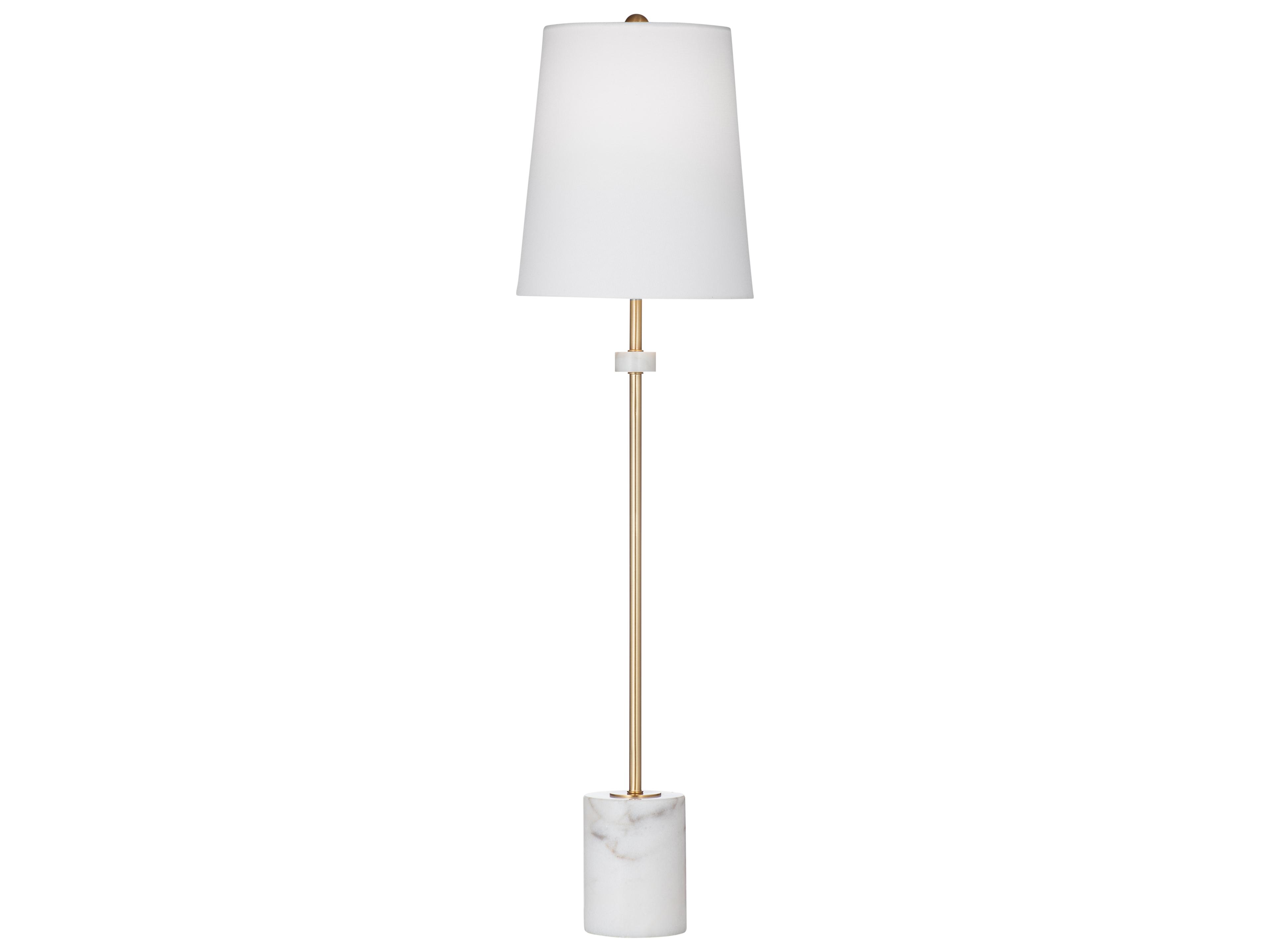 Gold White Table Lamp