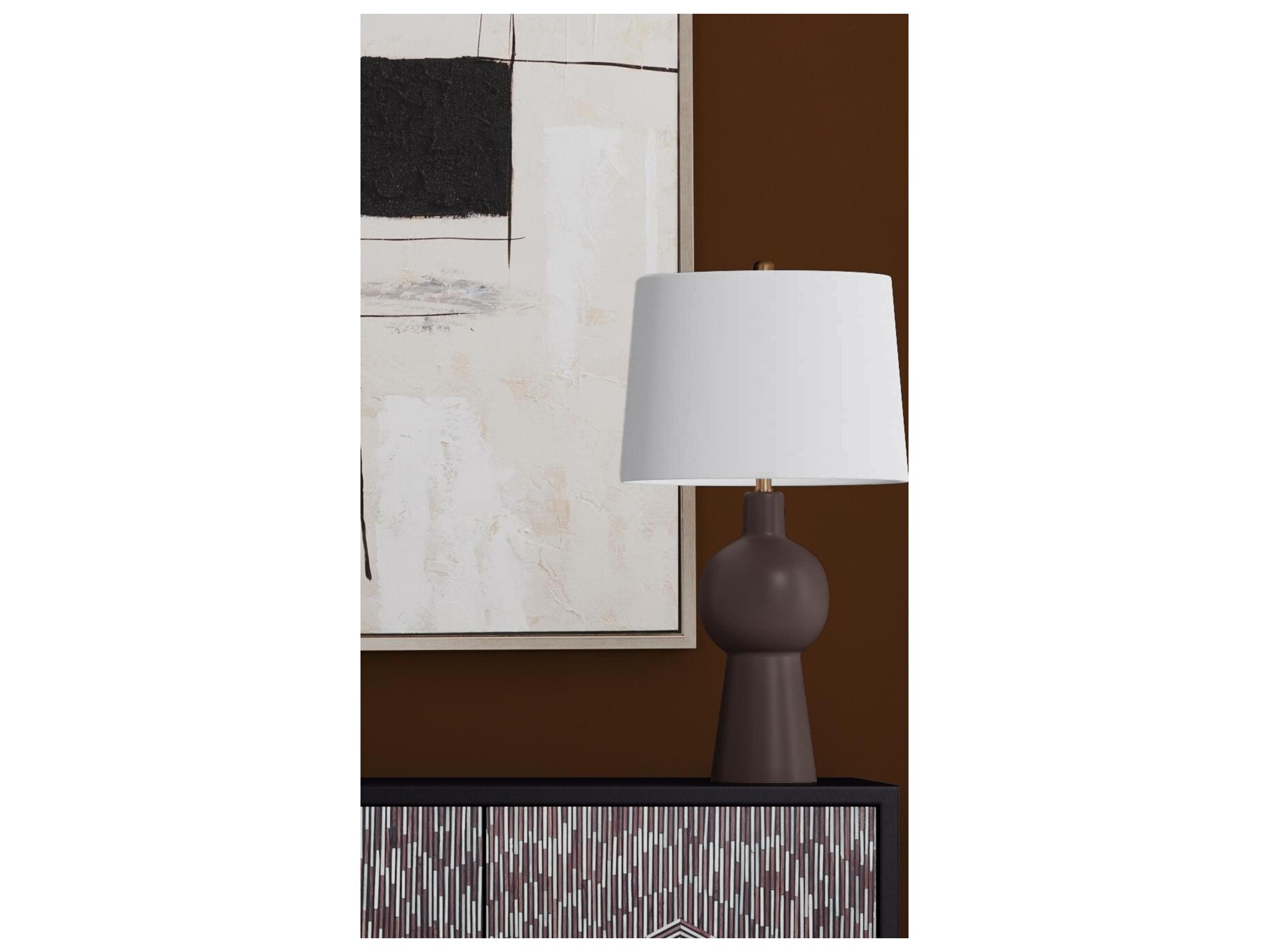 Bassett Mirror Brown Table Lamp