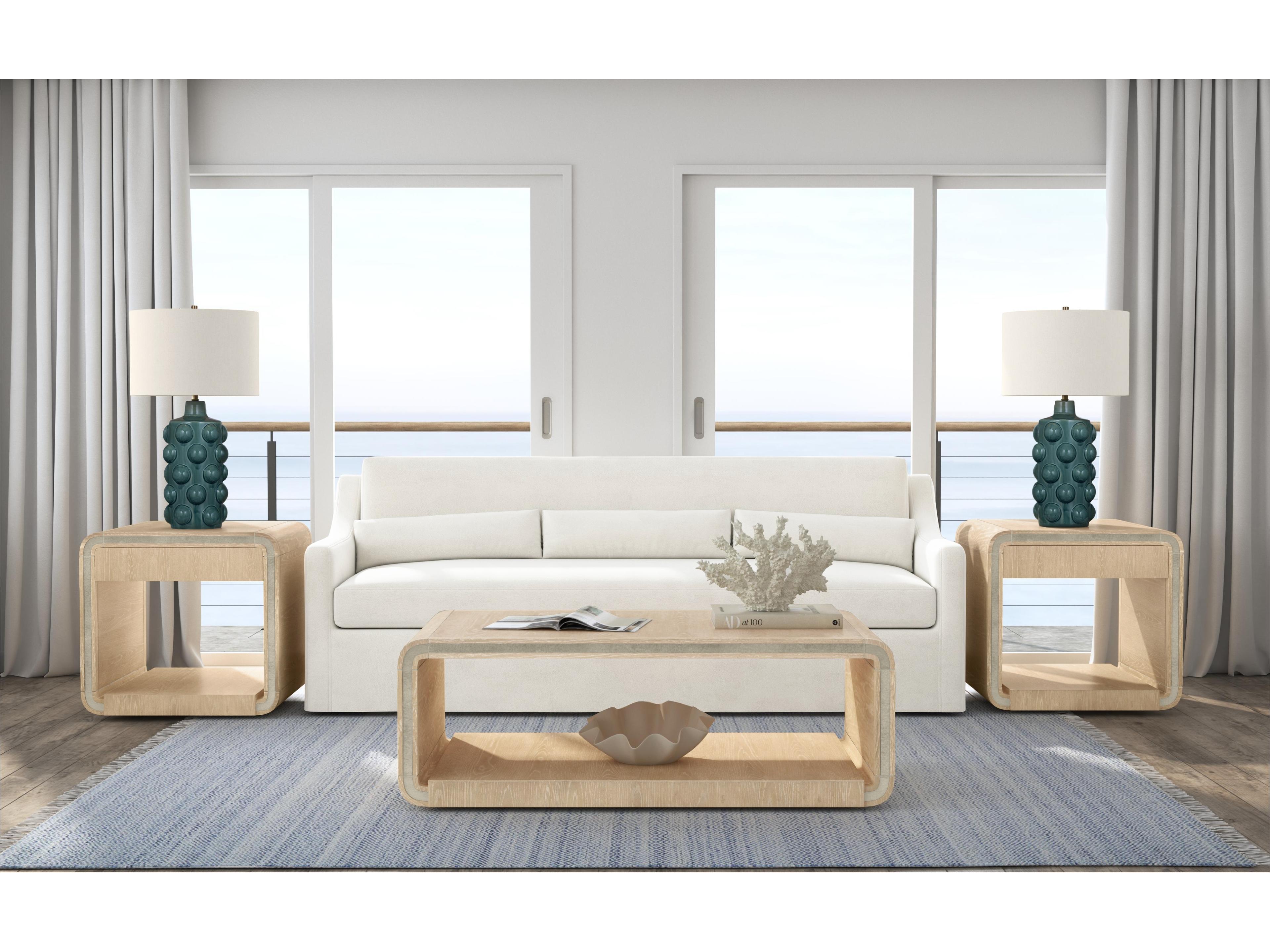 Bassett Mirror Blue Table Lamp