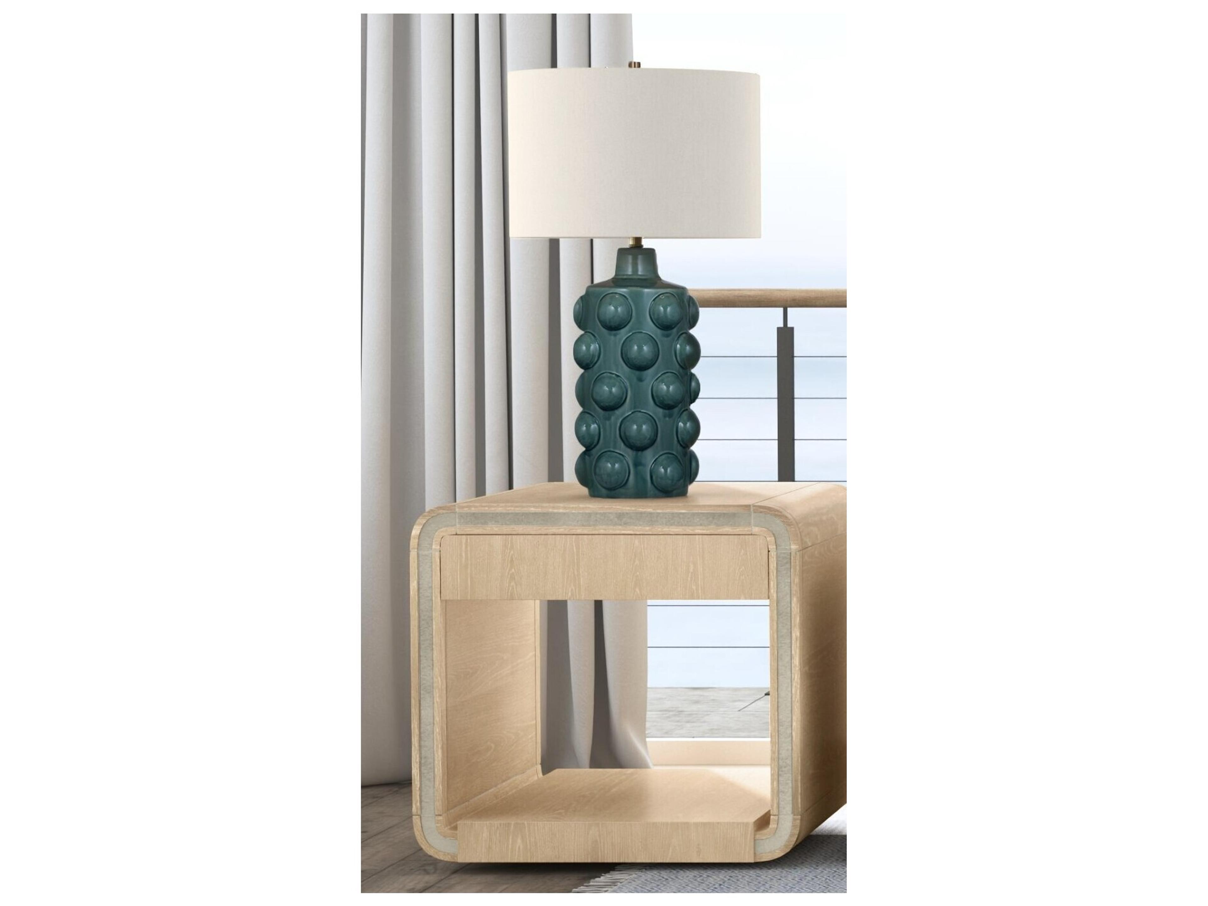 Bassett Mirror Blue Table Lamp