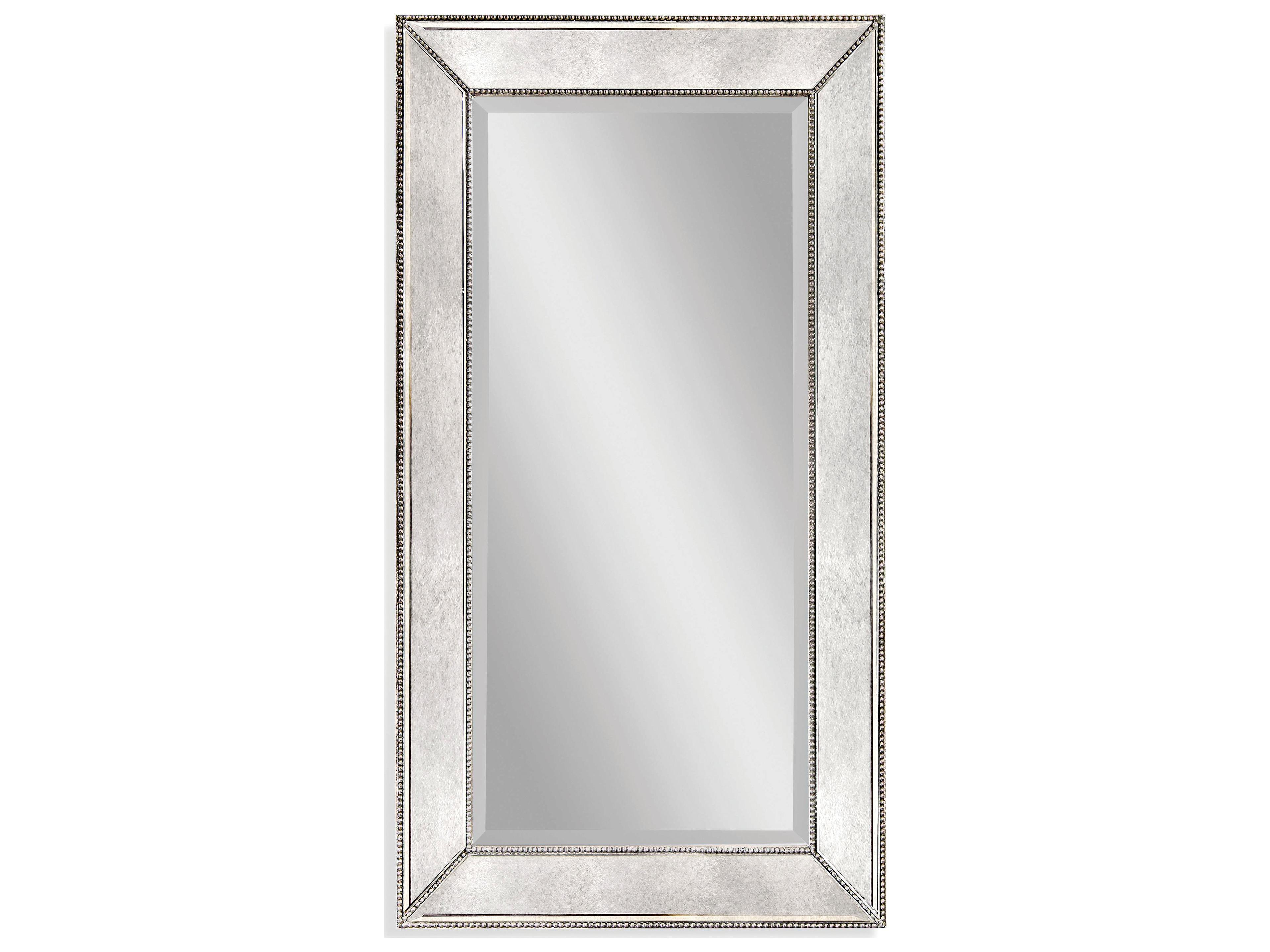 Hollywood Glam Beaded Rectangular Wall Mirror