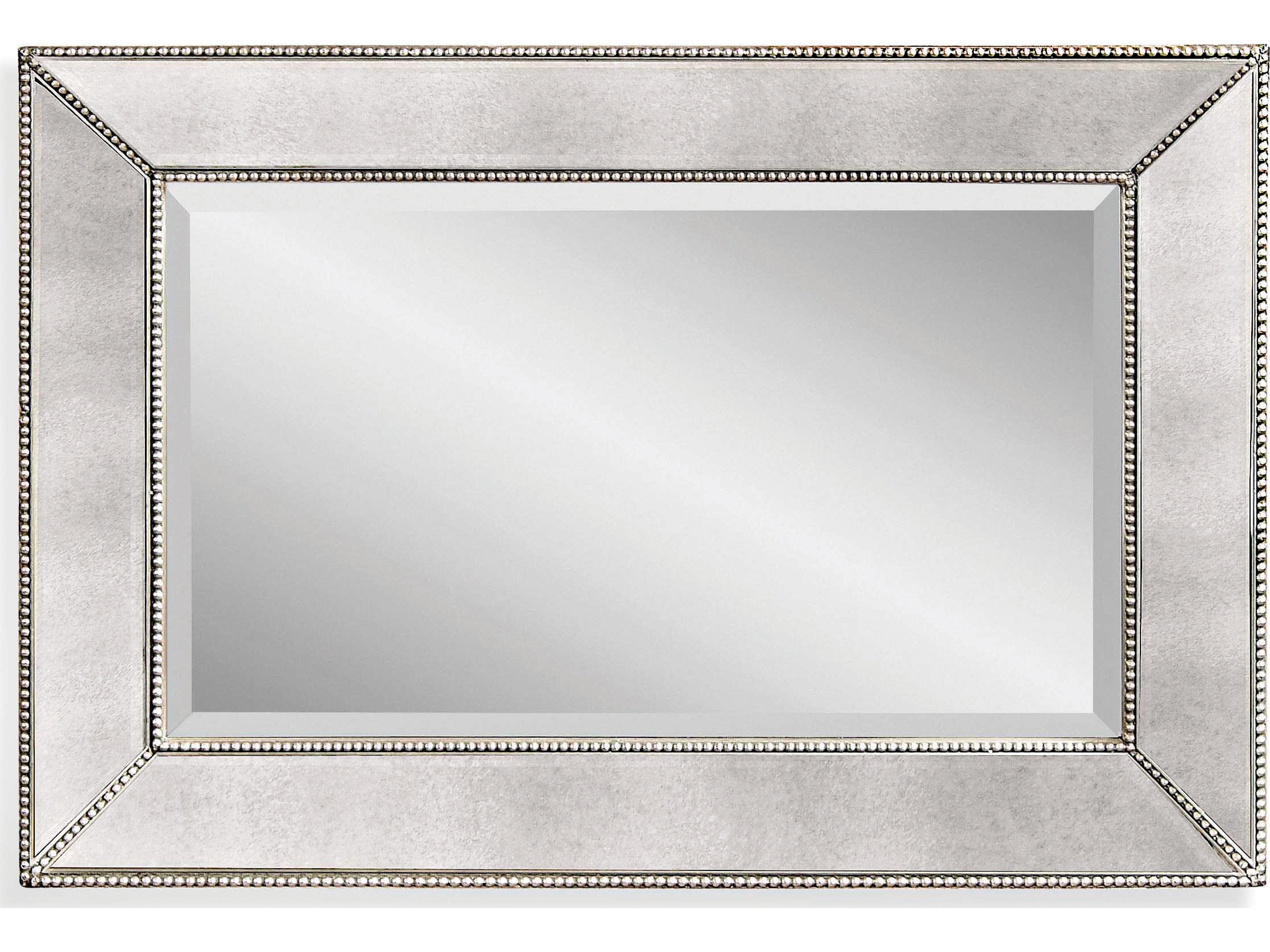 Hollywood Glam Beaded Rectangular Wall Mirror