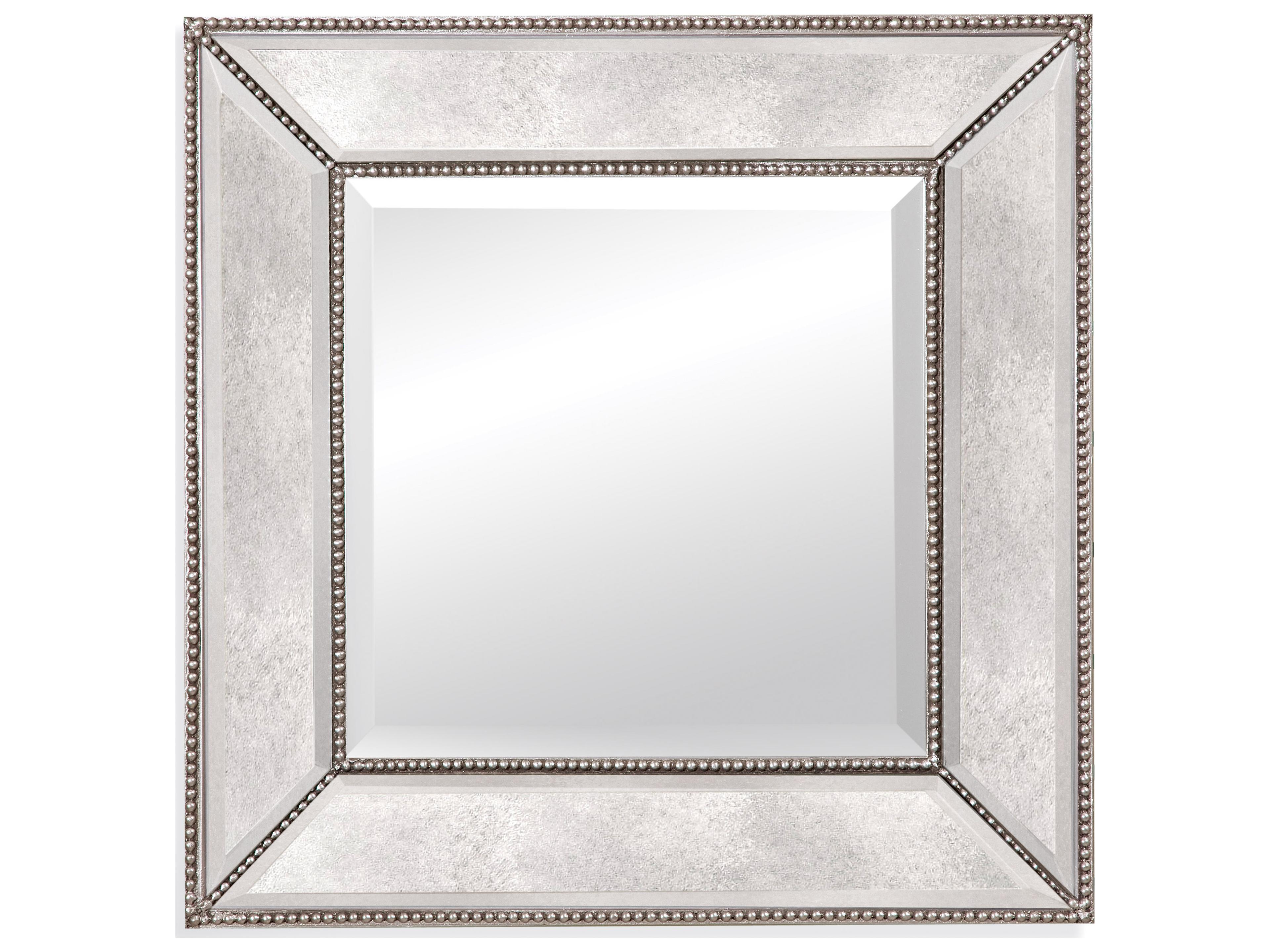Hollywood Glam Beaded Rectangular Wall Mirror