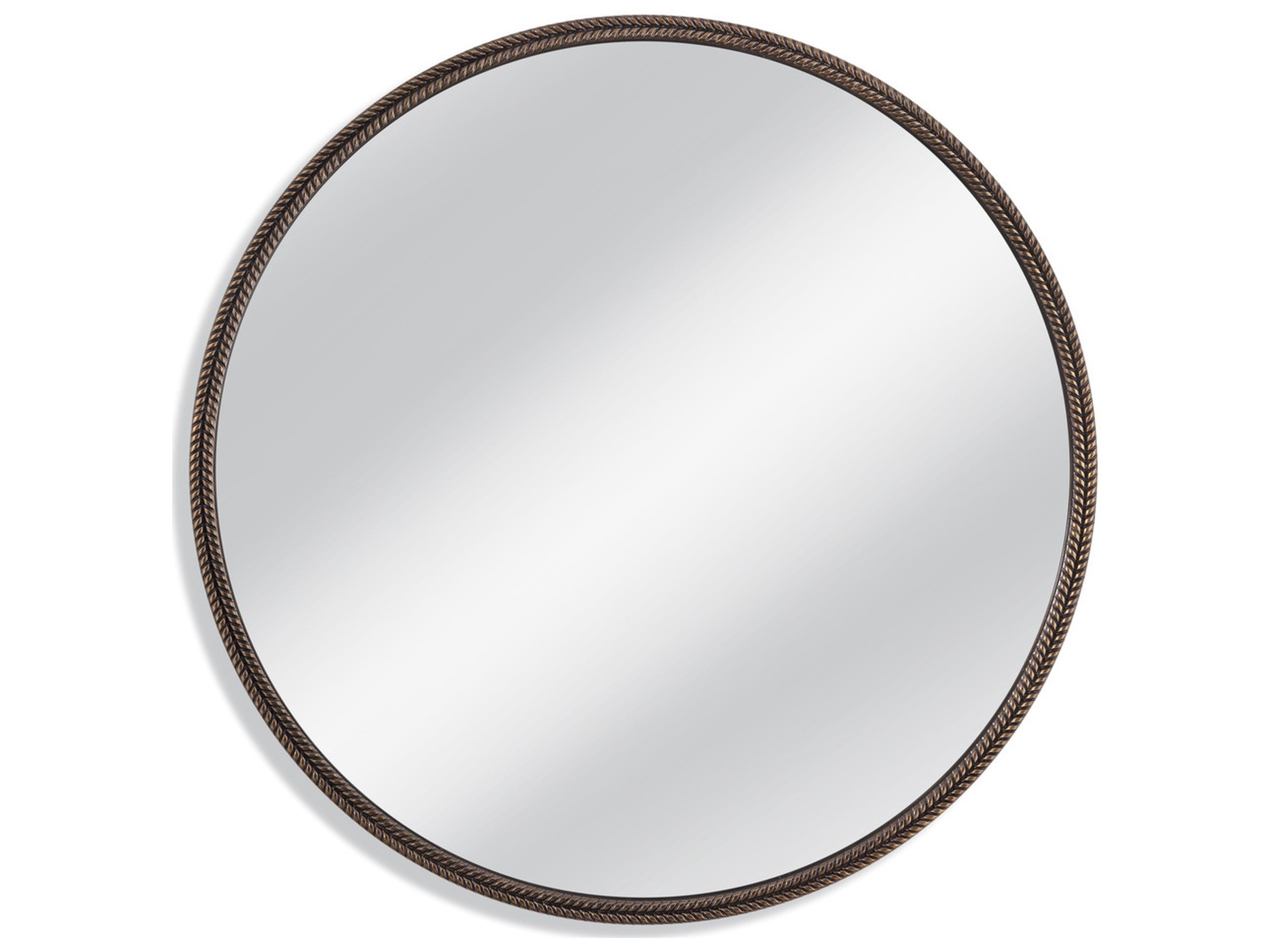 Old World Hawthorne Round Wall Mirror
