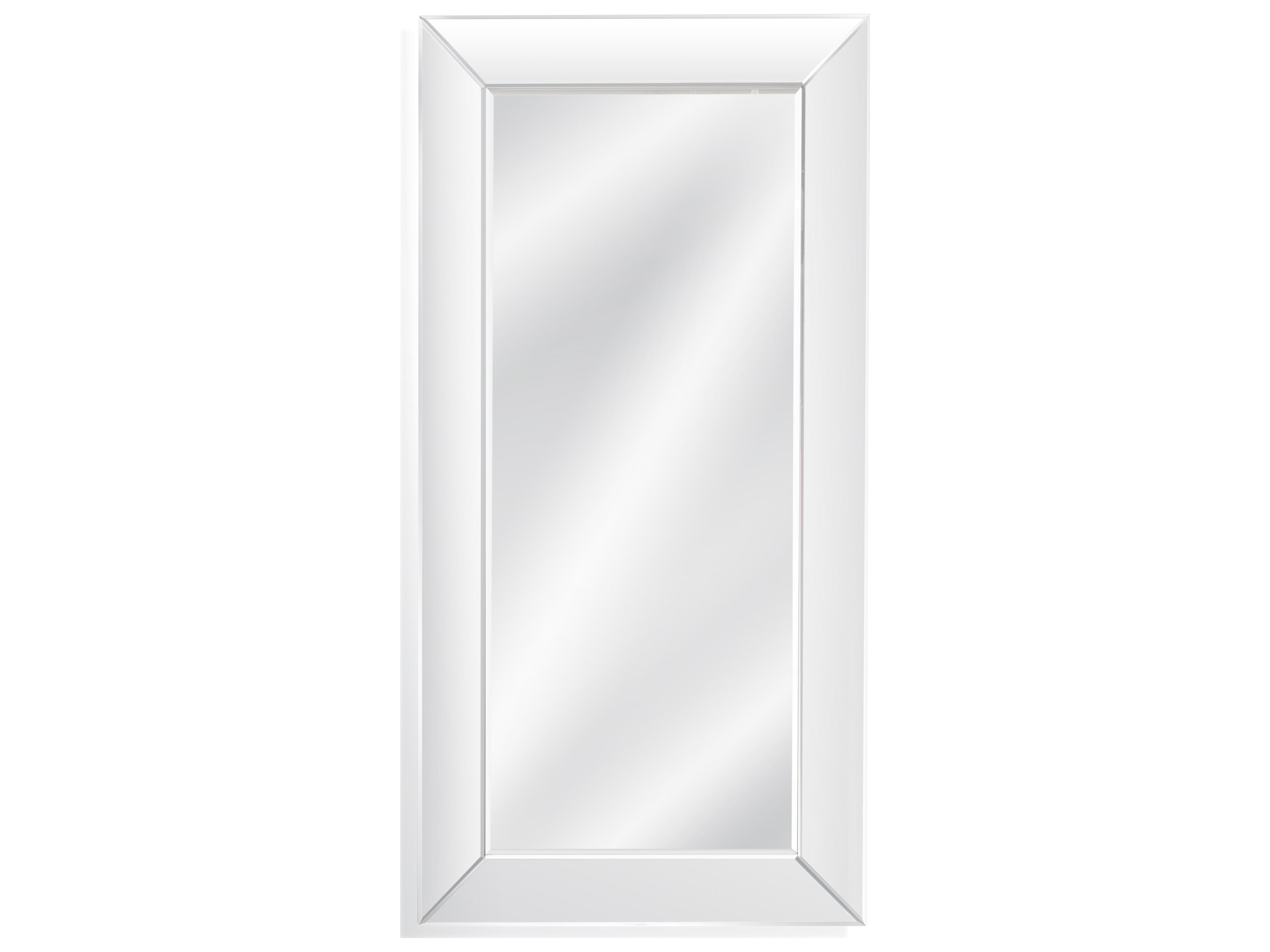 Thoroughly Modern Whitman Rectangular Floor Leaner Mirror