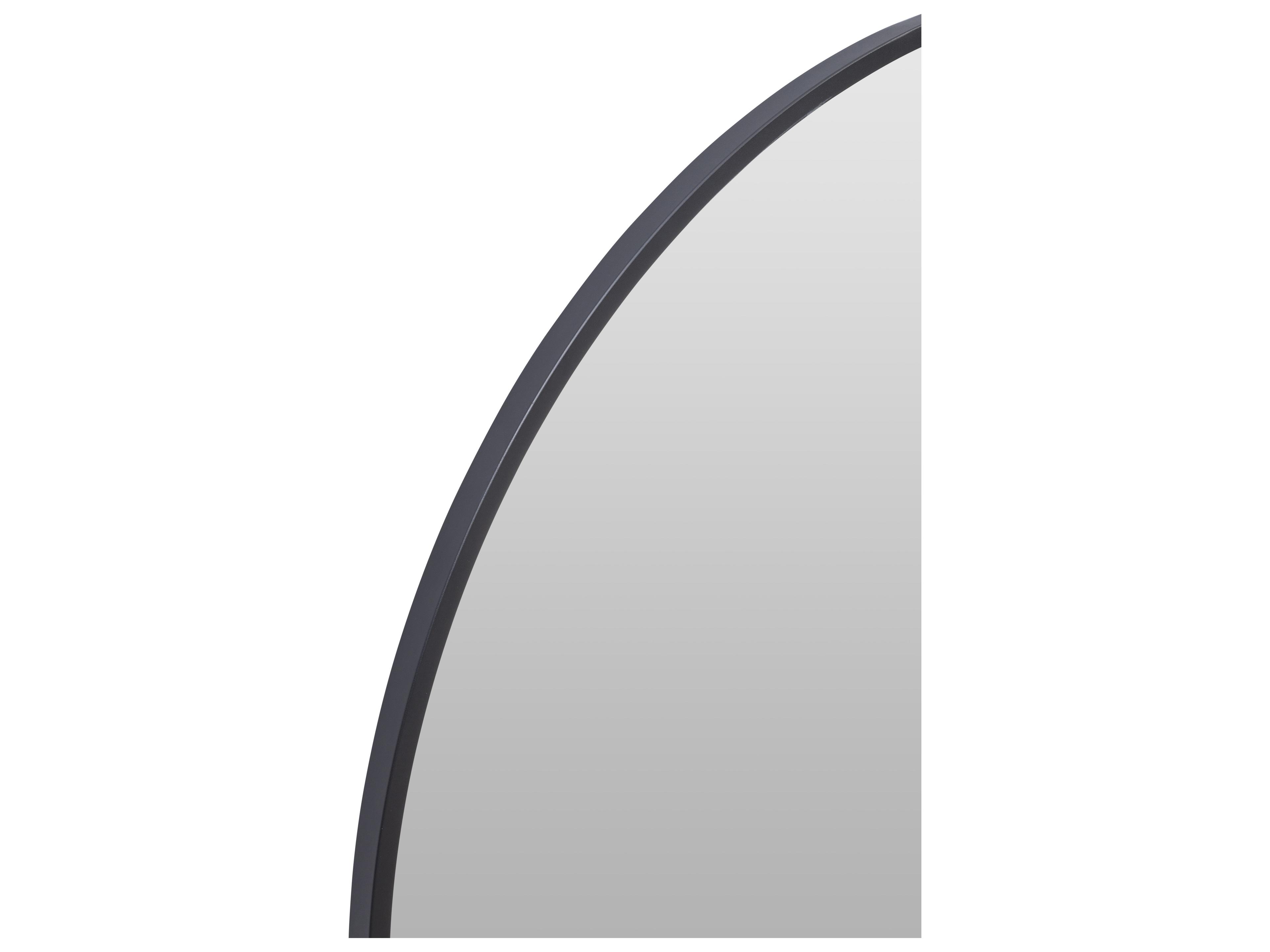 Bassett Mirror Levigne Black Wall Round