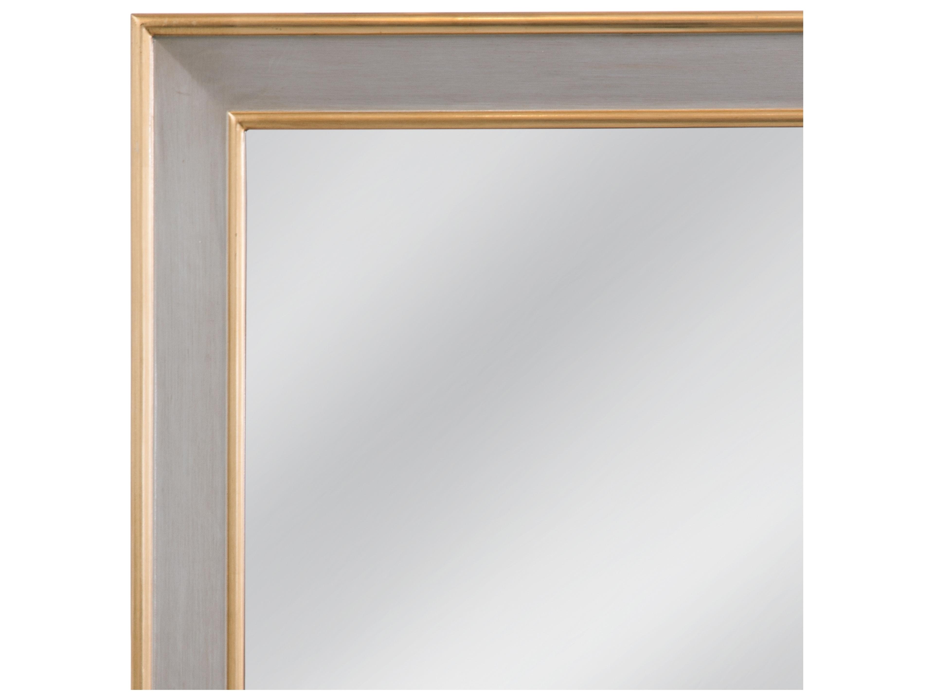 Bassett Mirror Doubled Rectangular Wall Mirror