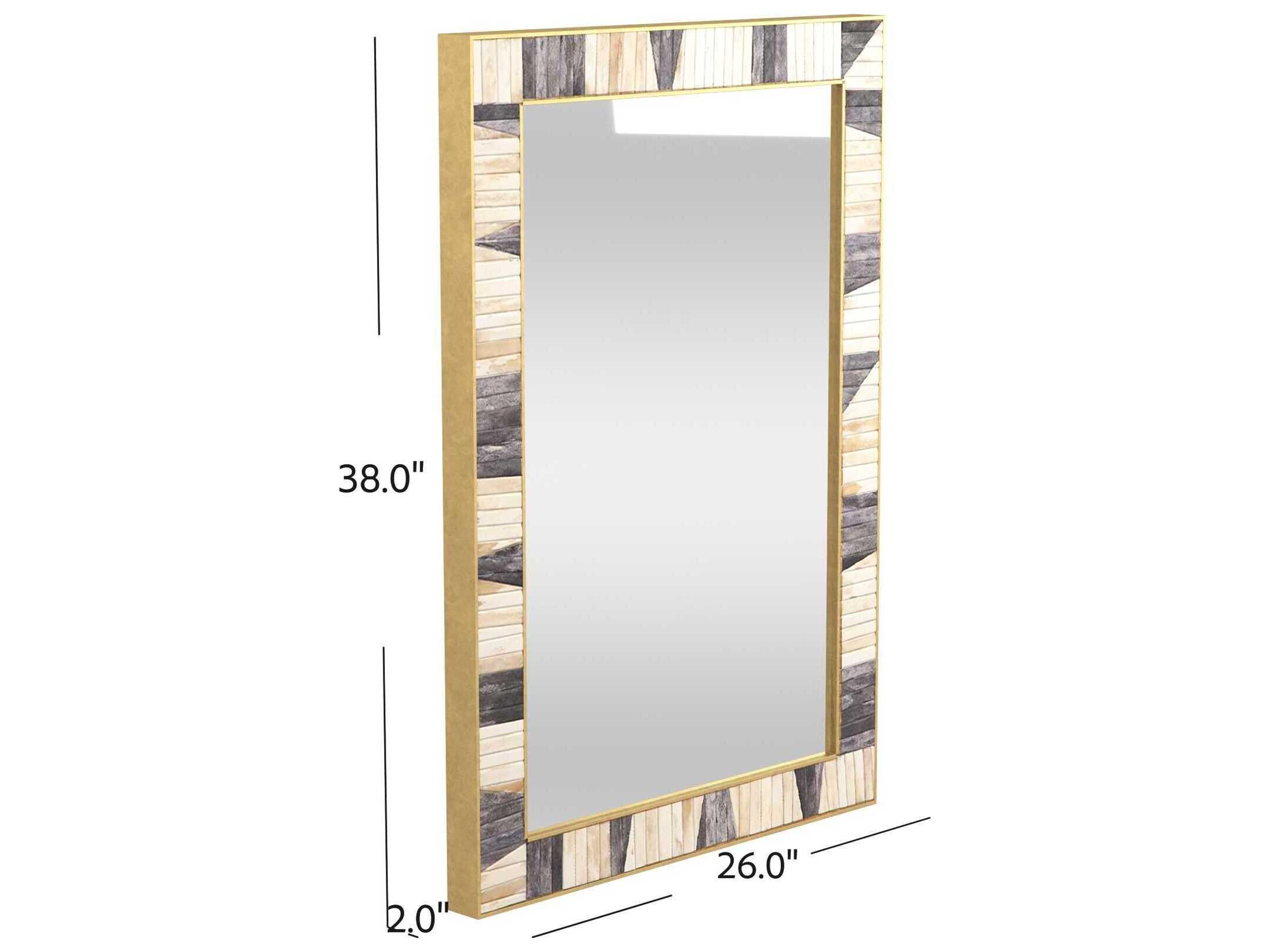 Bassett Mirror Season Rectangular Wall Mirror