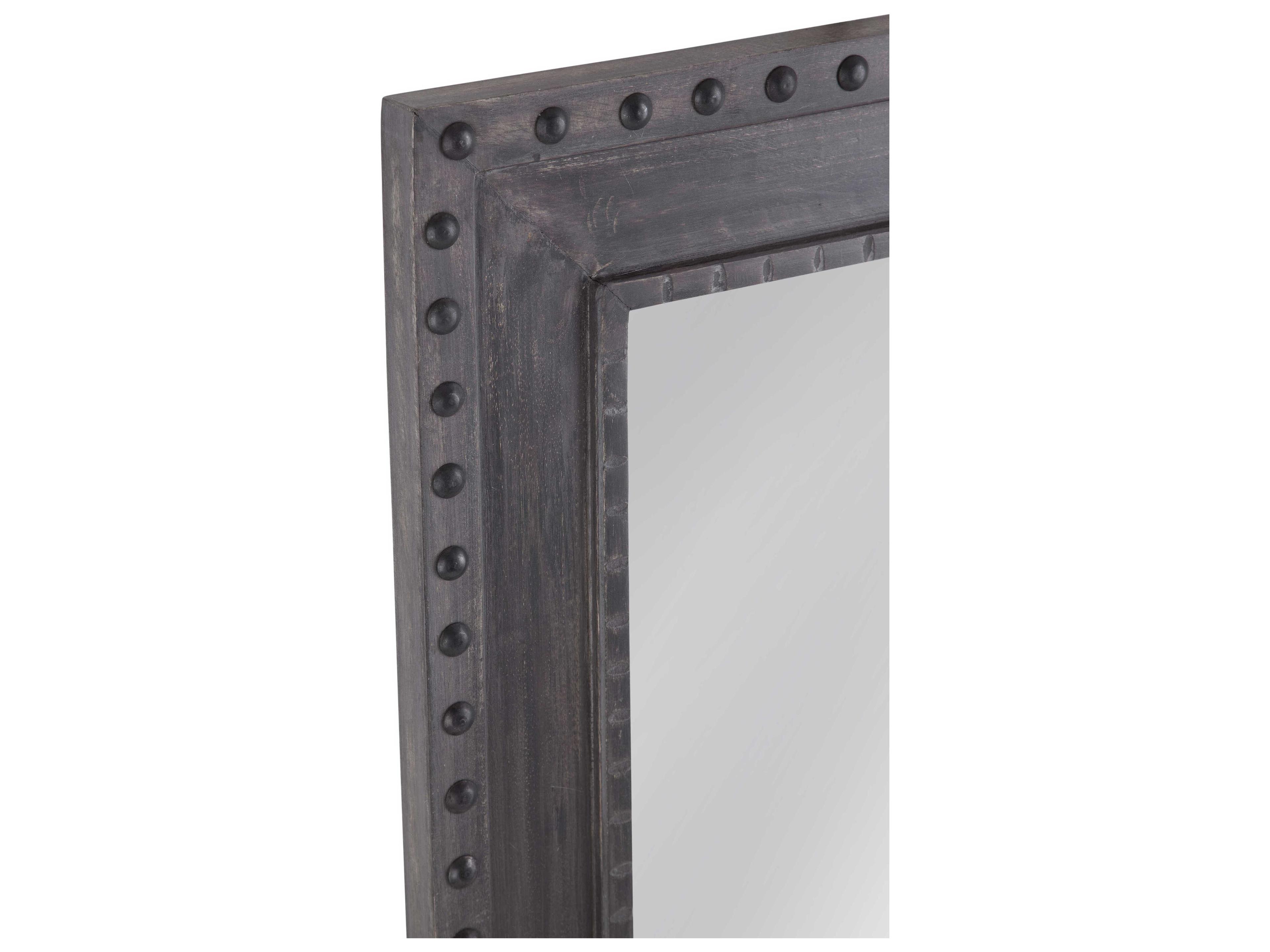Bassett Mirror Shiva Gray Wall Rectangular