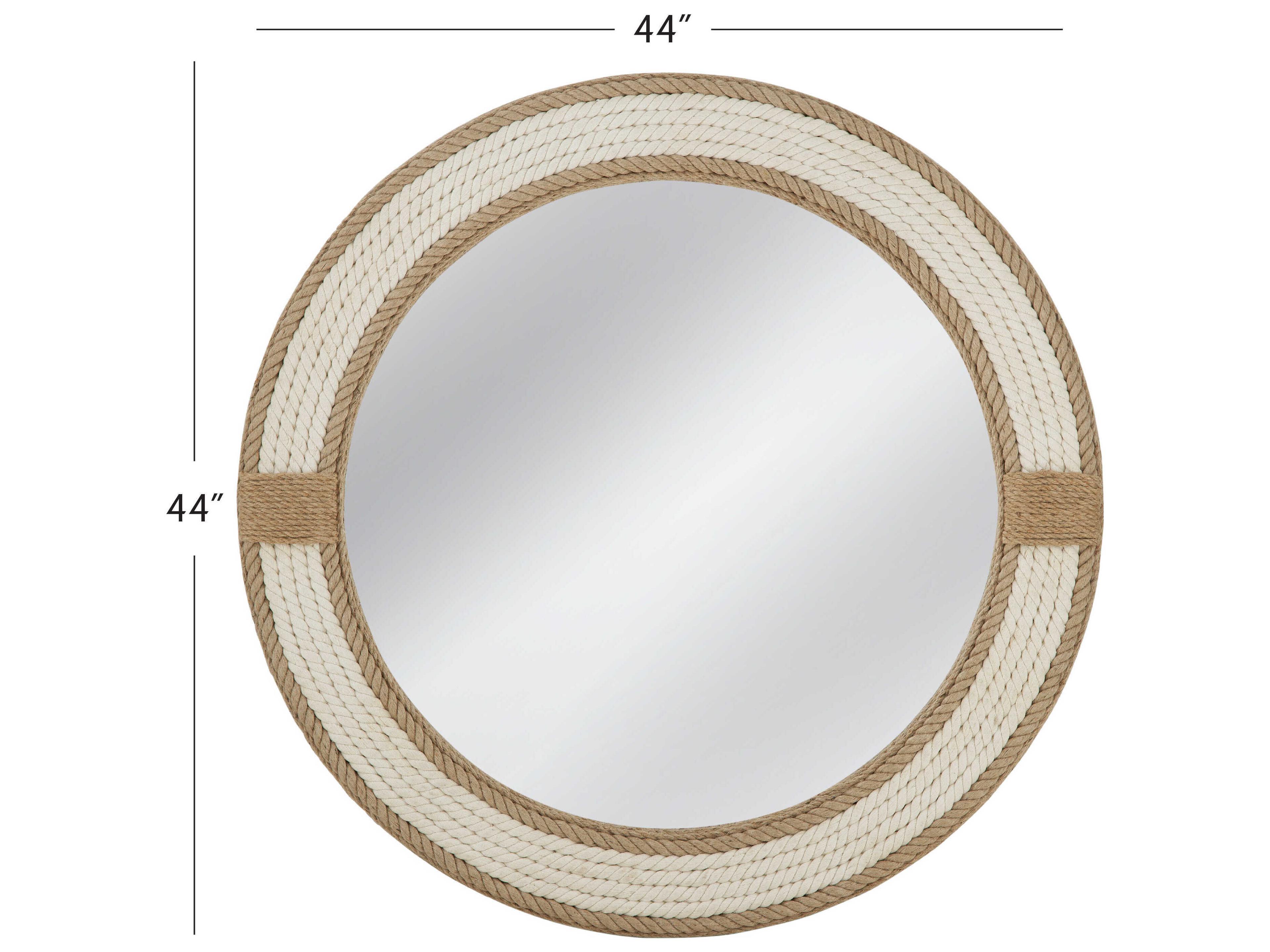 Bassett Mirror Apolline White Wall Round