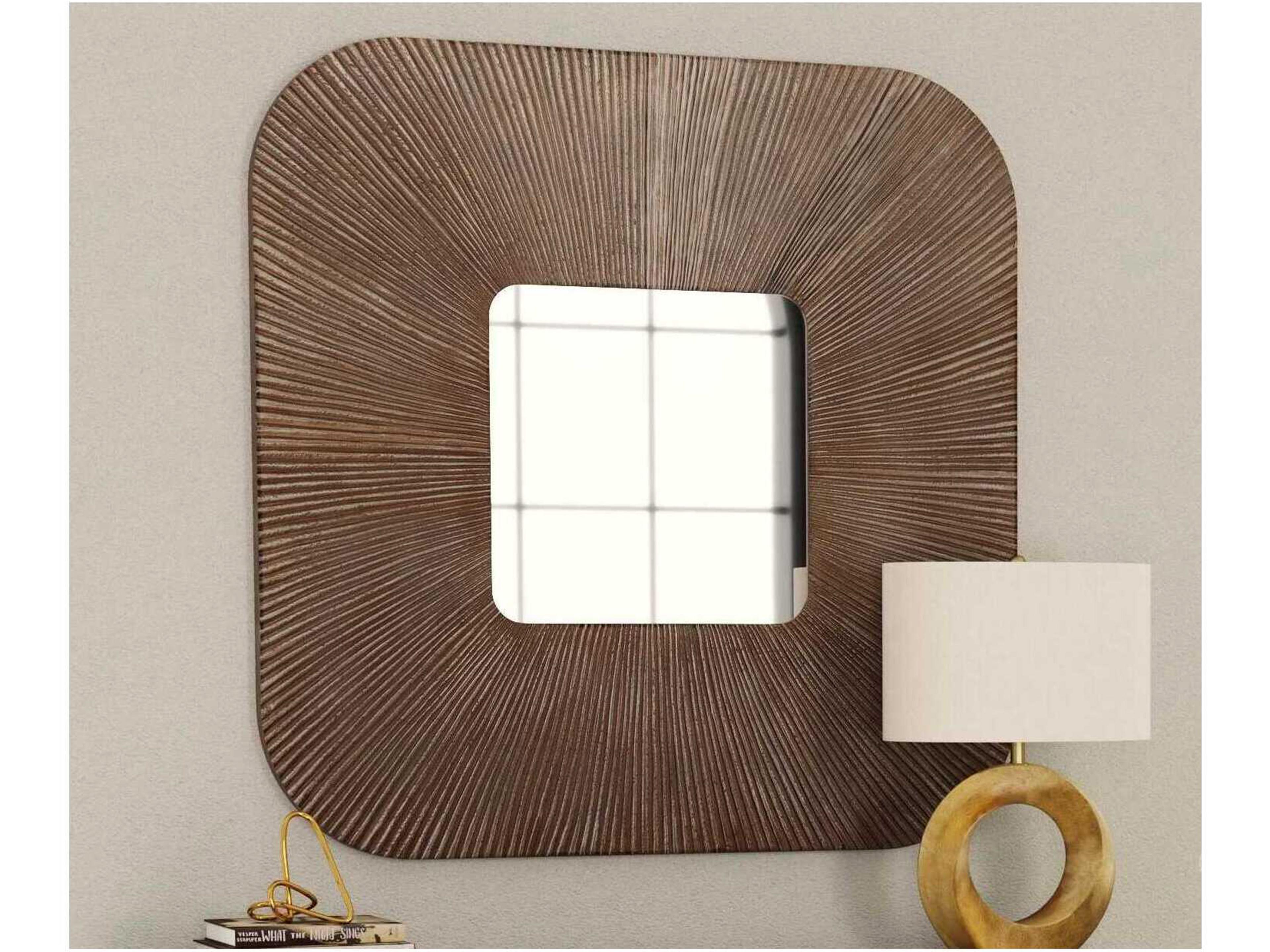 Bassett Mirror Zamba Brown Wall Square