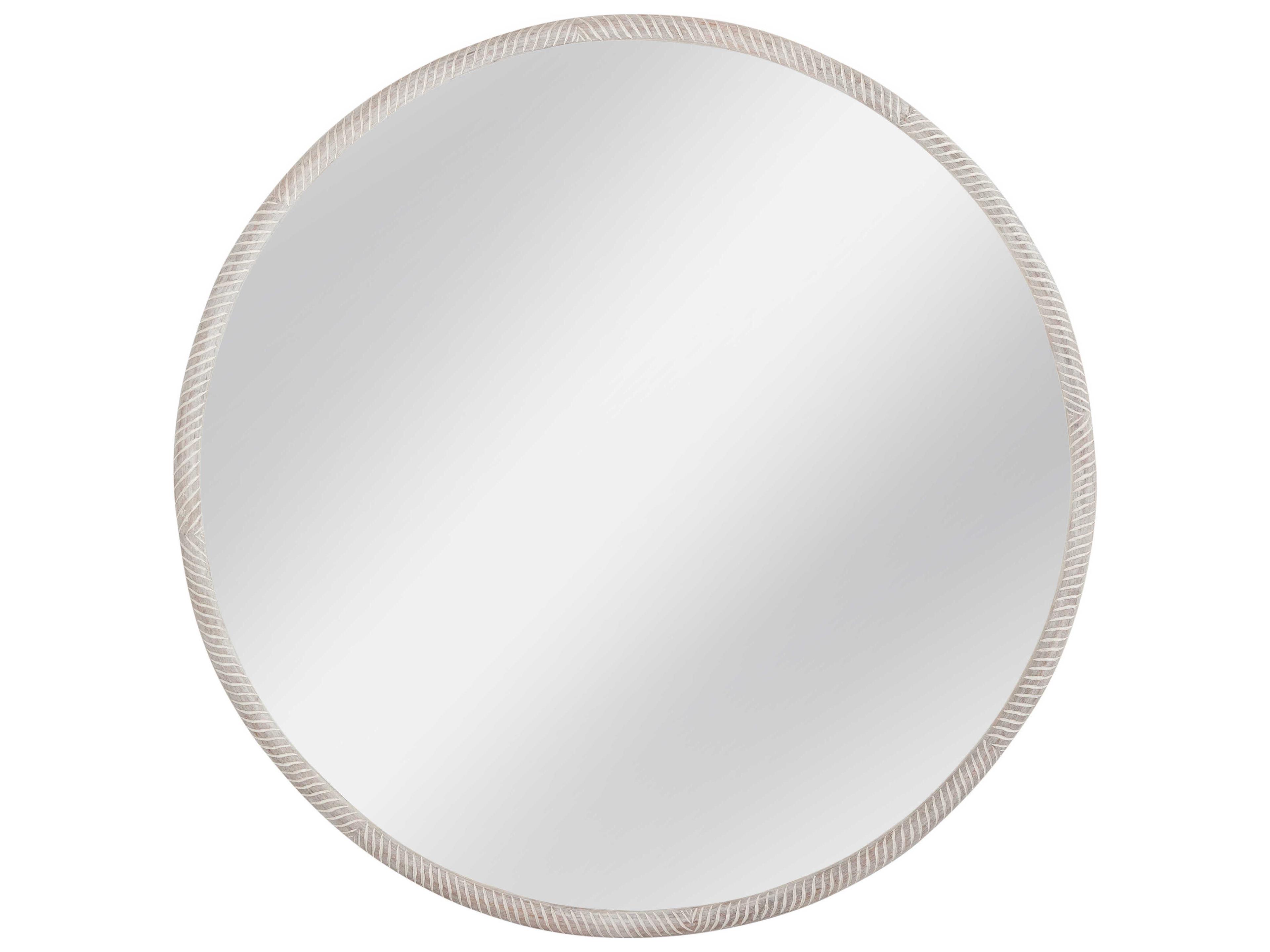 Bassett Mirror White Bechet Wall Mirror