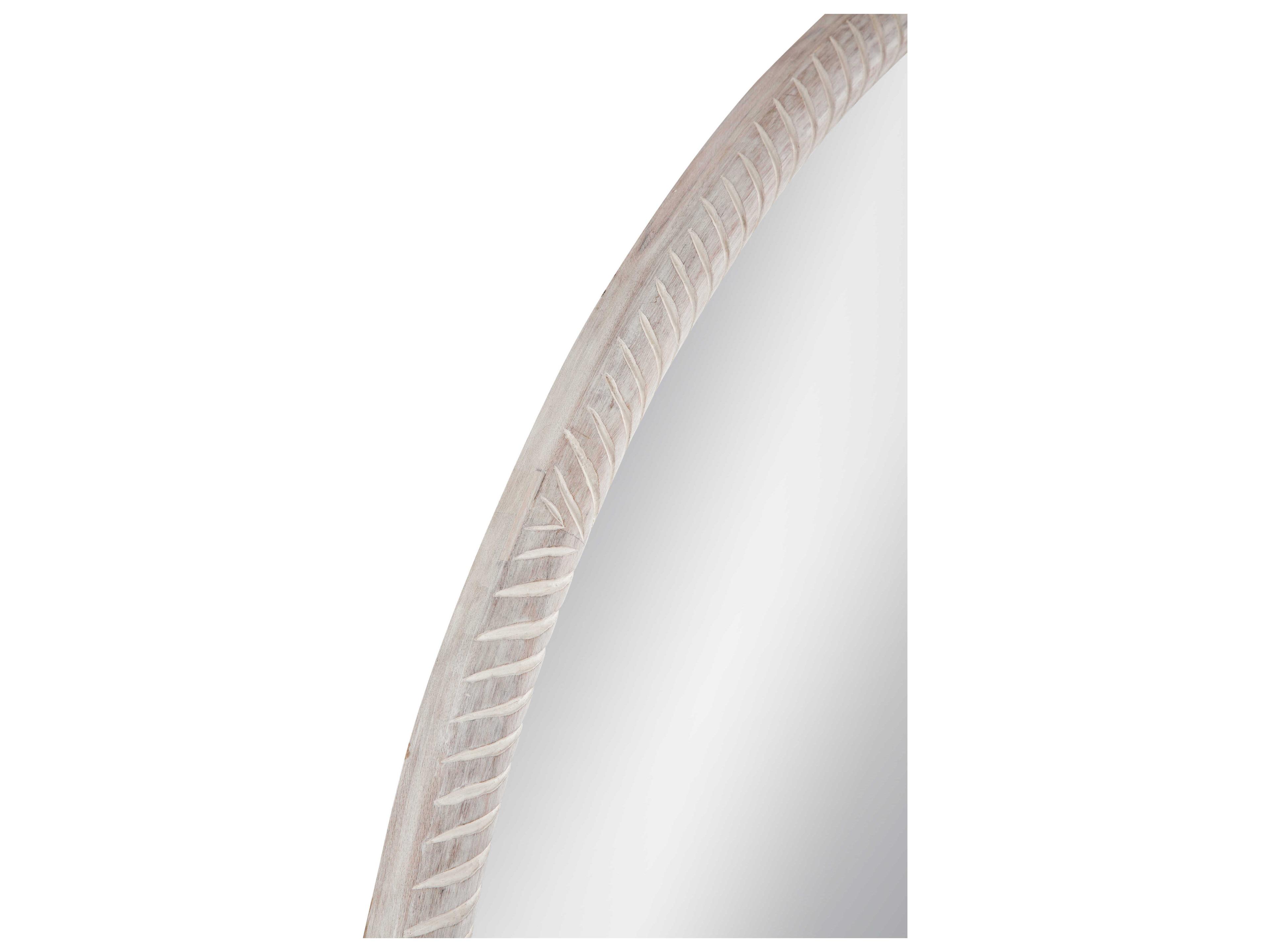 Bassett Mirror White Bechet Wall Mirror