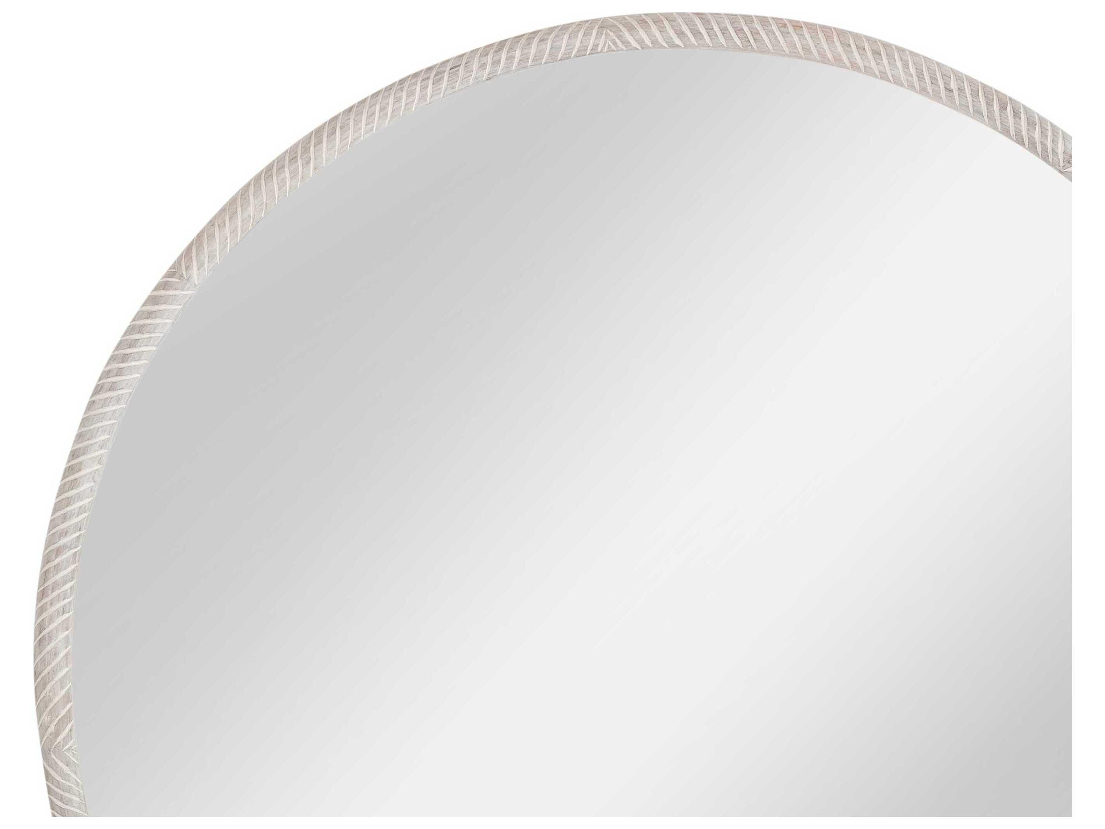 Bassett Mirror White Bechet Wall Mirror