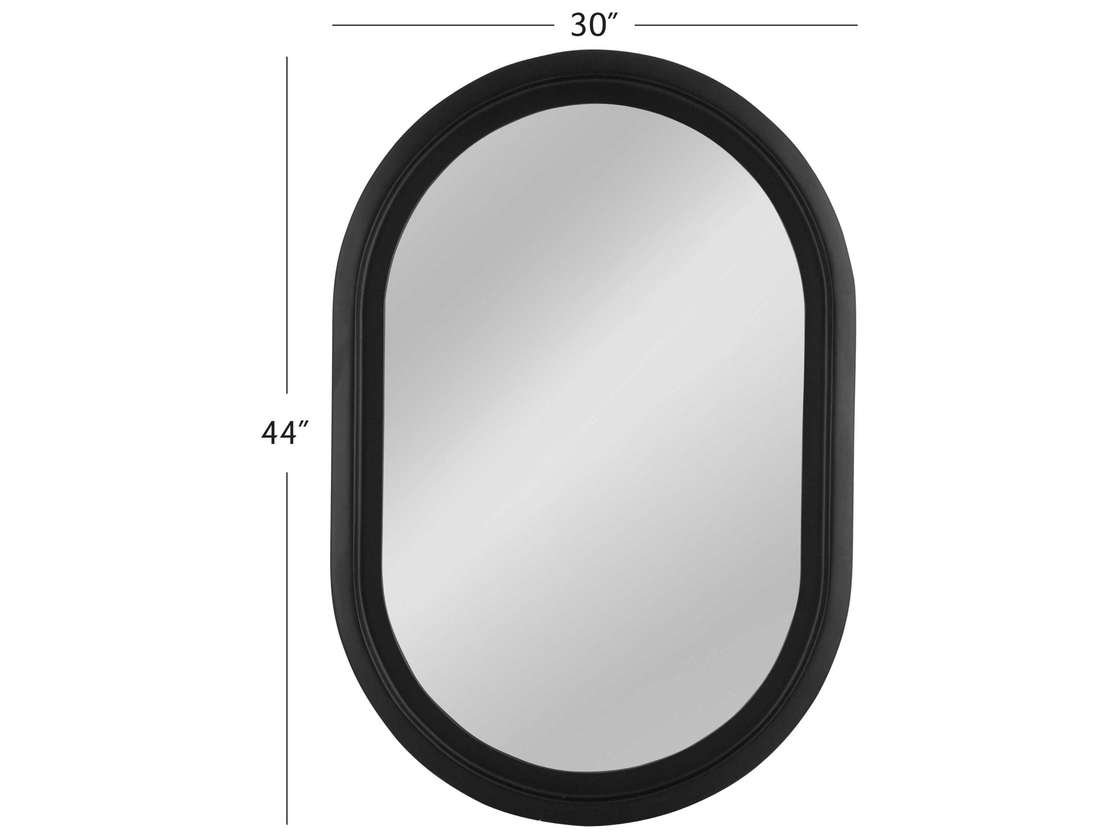 Bassett Mirror Black Nash Wall Mirror