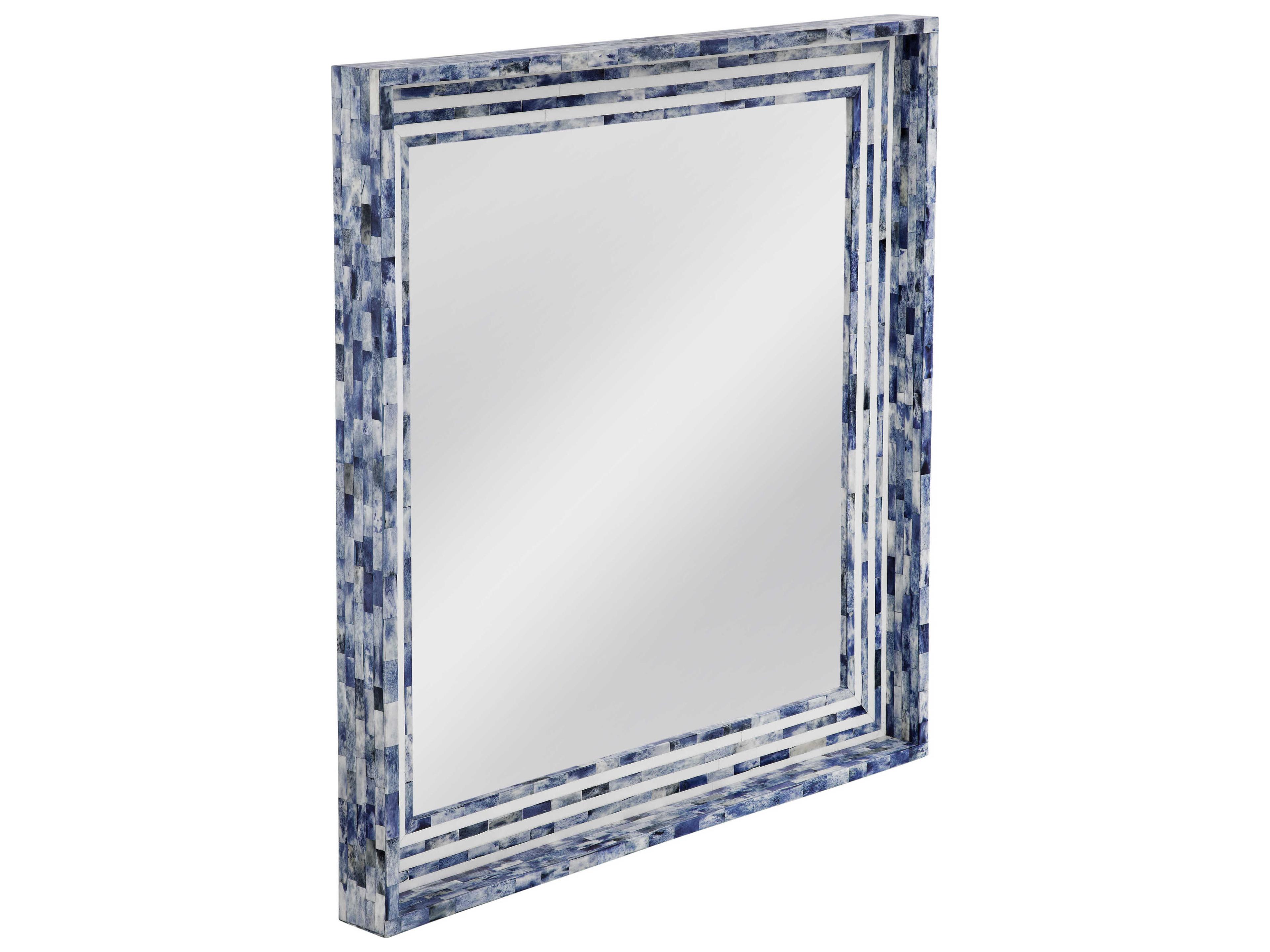 Mabrey Blue Wall Square