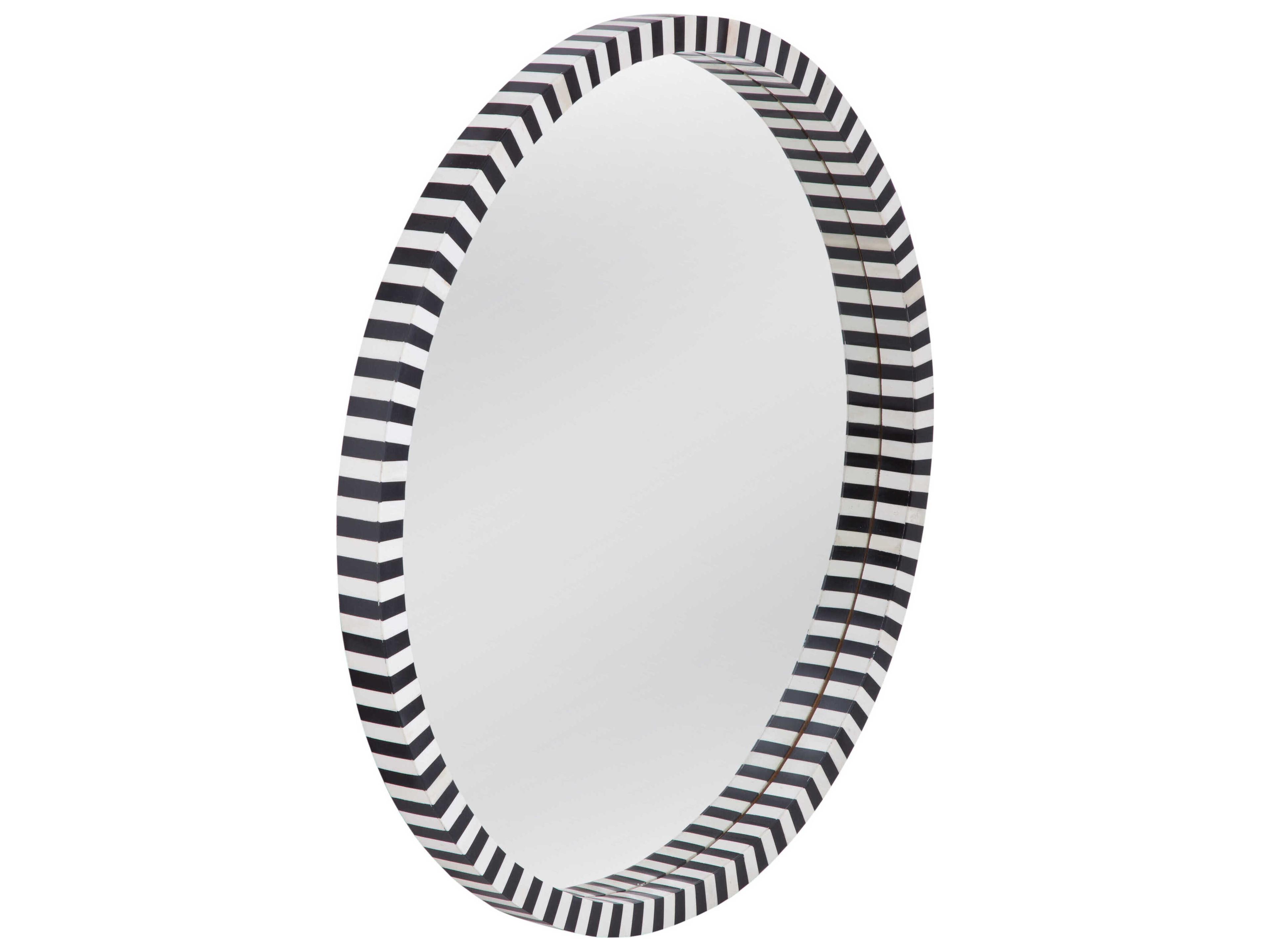 Bassett Mirror Macardle Black Wall Round