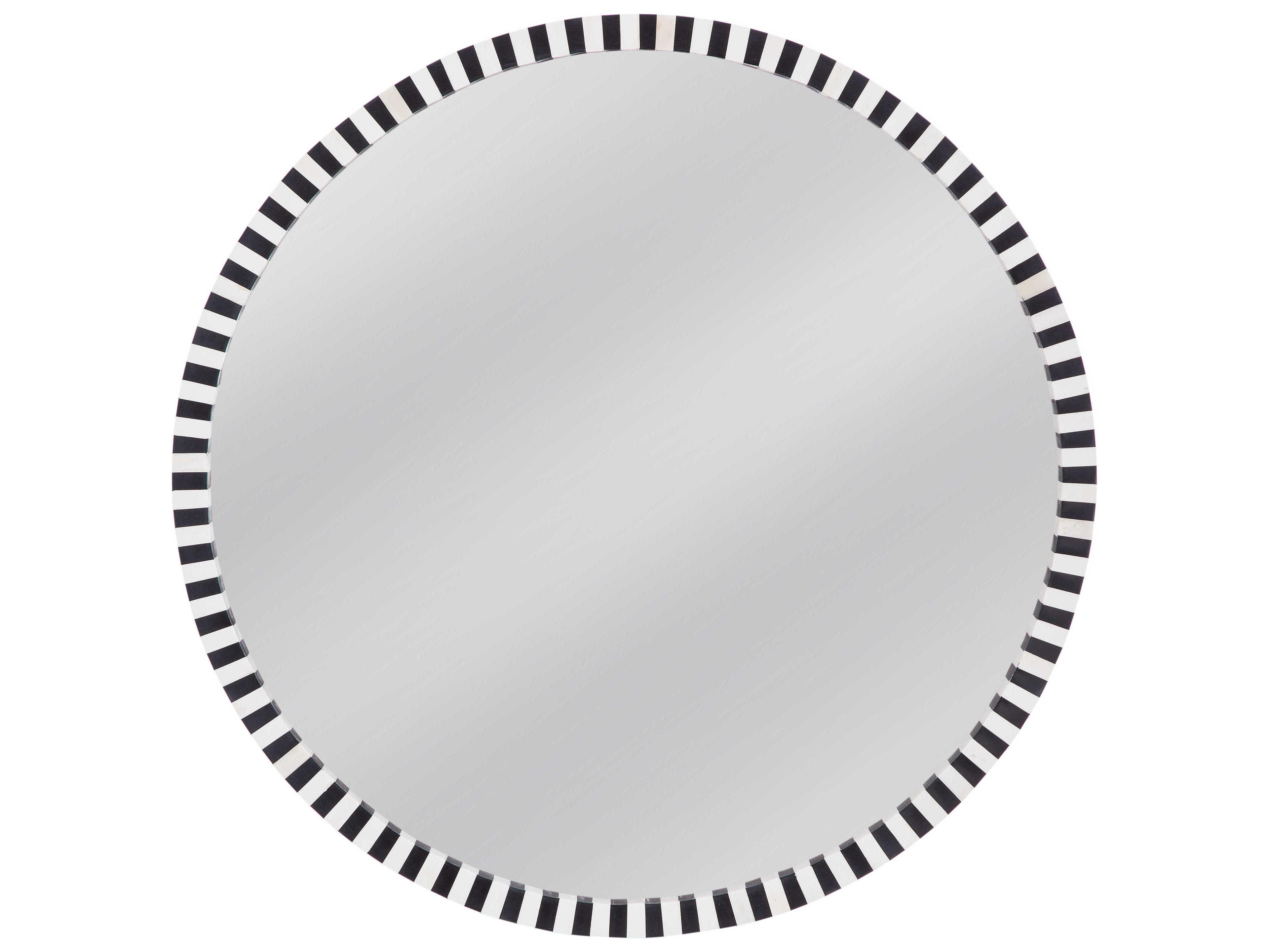 Bassett Mirror Macardle Black Wall Round