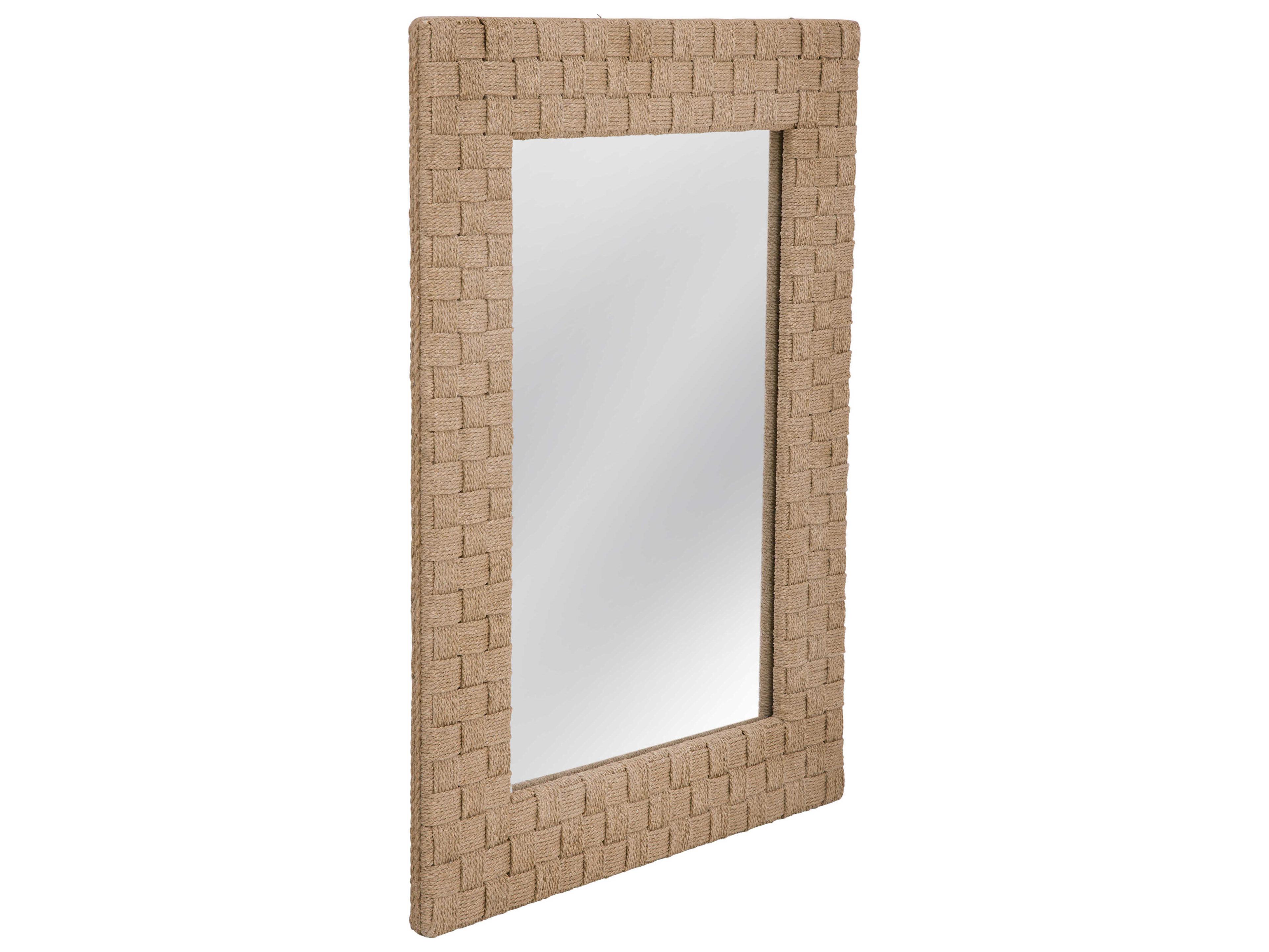Bassett Mirror Darlington Brown Wall Rectangular