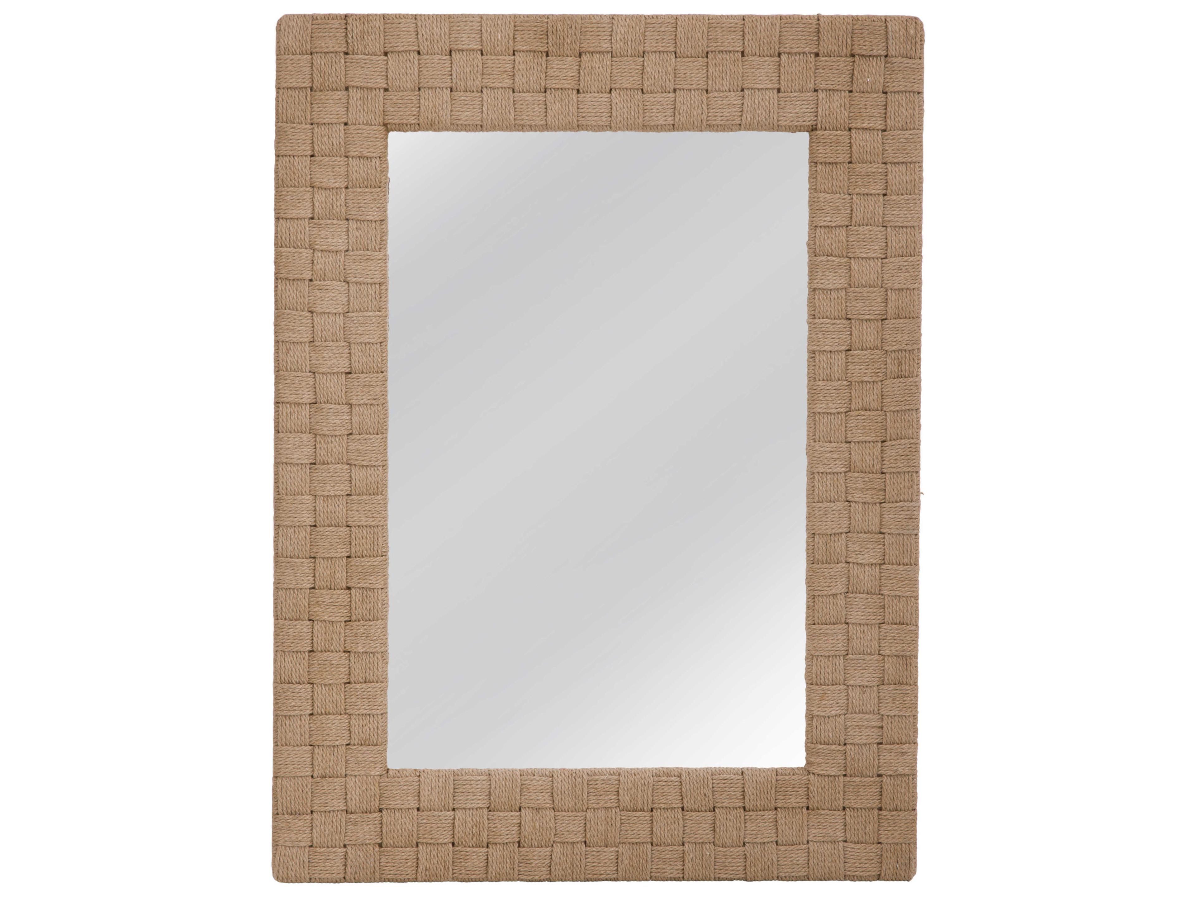 Bassett Mirror Darlington Brown Wall Rectangular