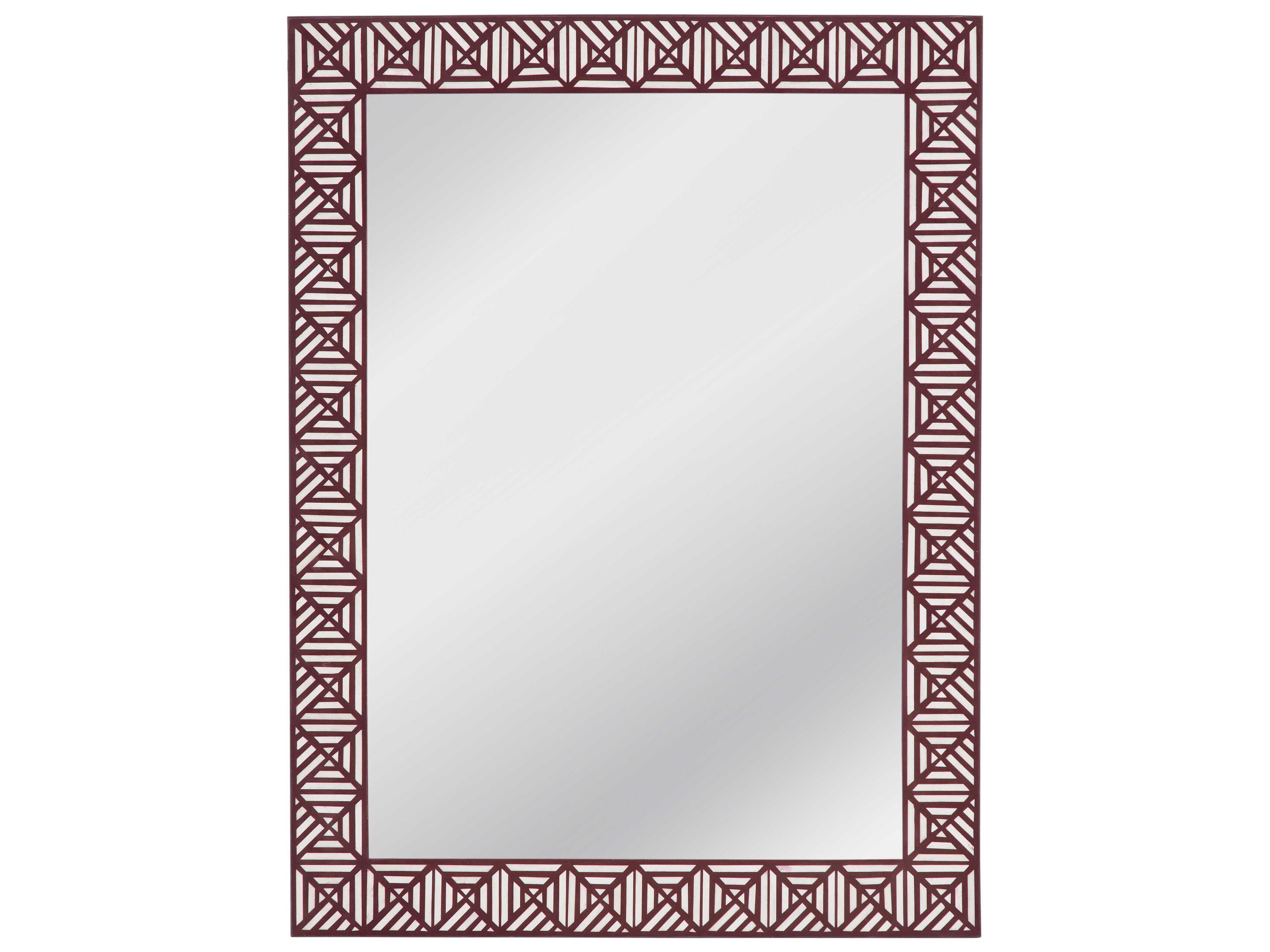 Bassett Mirror Rouge Red Wall Rectangular