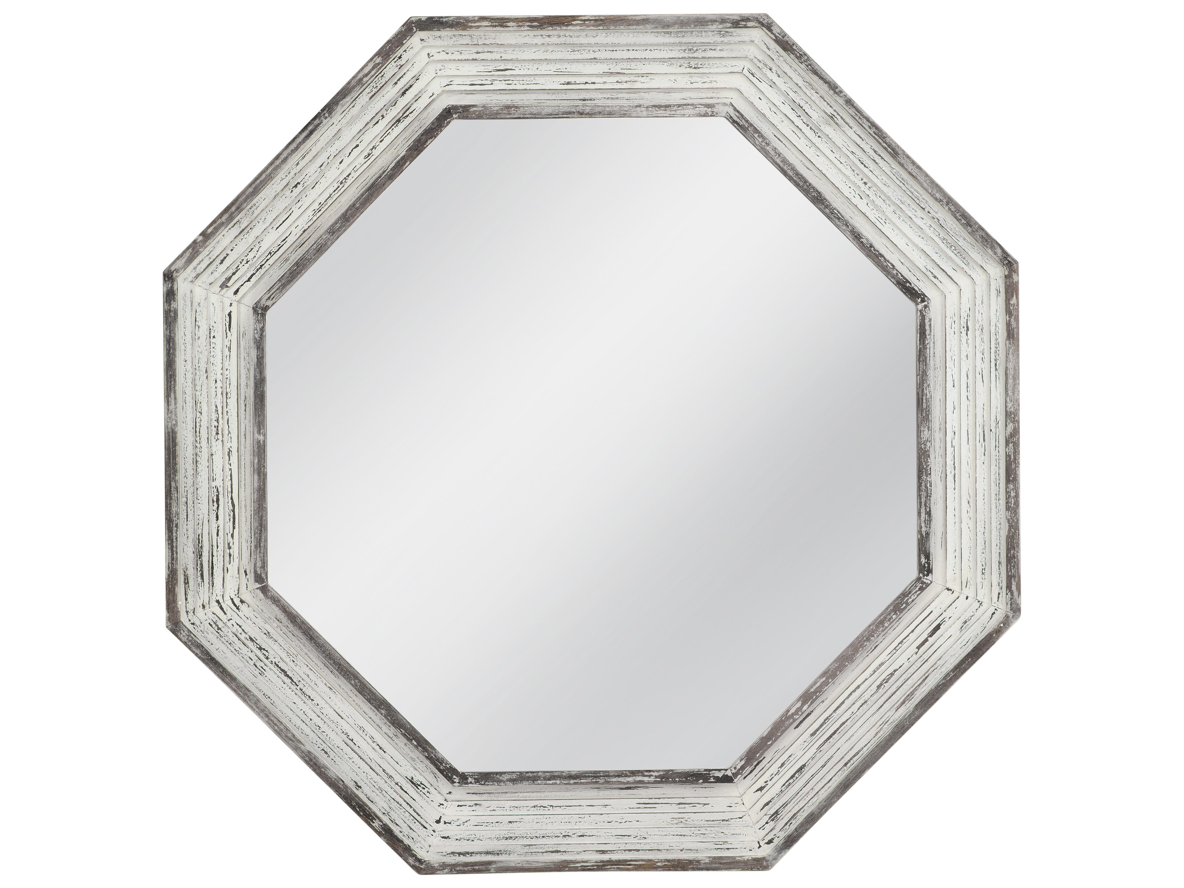 Marden White Washed Wall Mirror