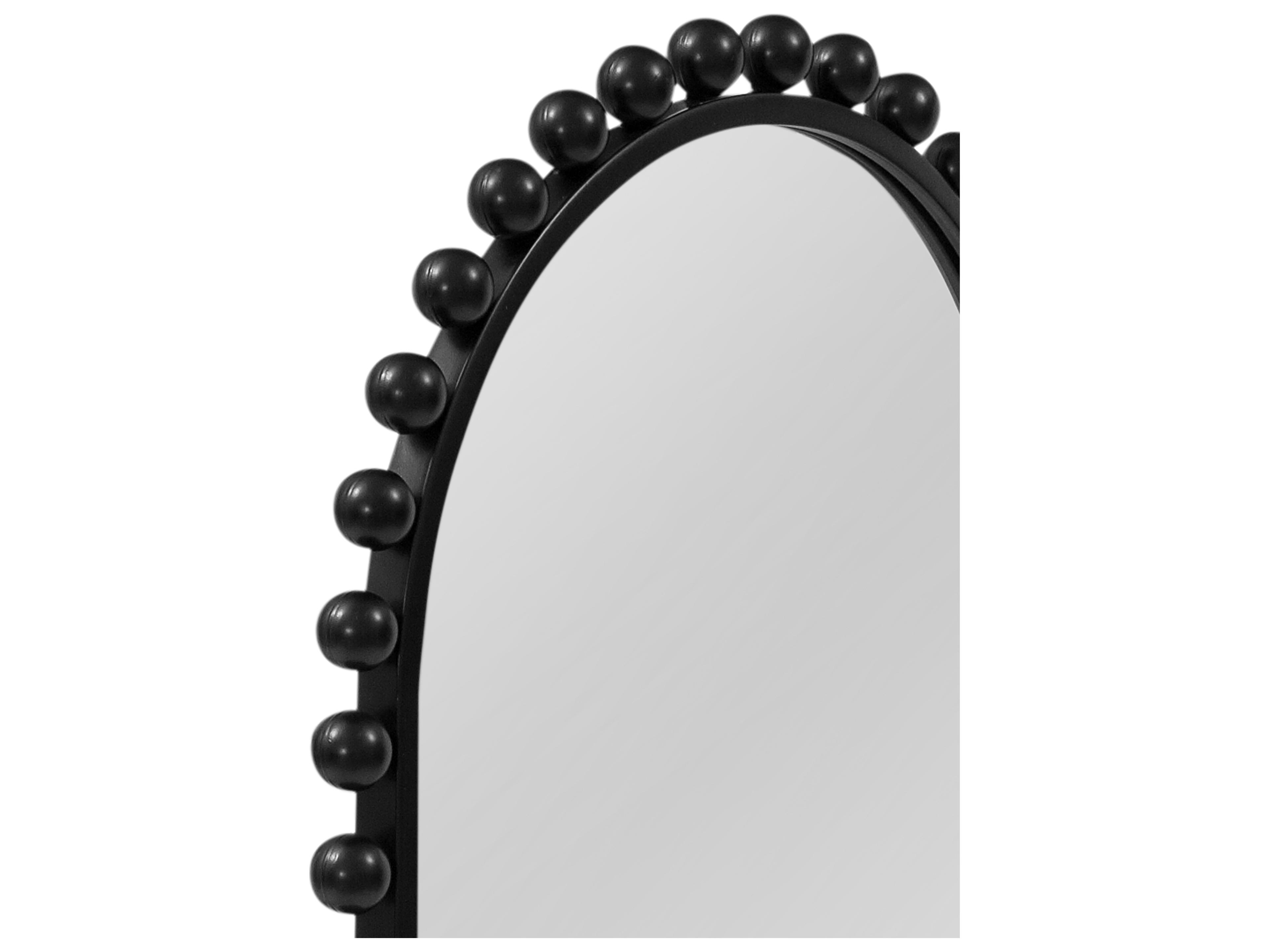 Bassett Mirror Claria Black Wall Mirror