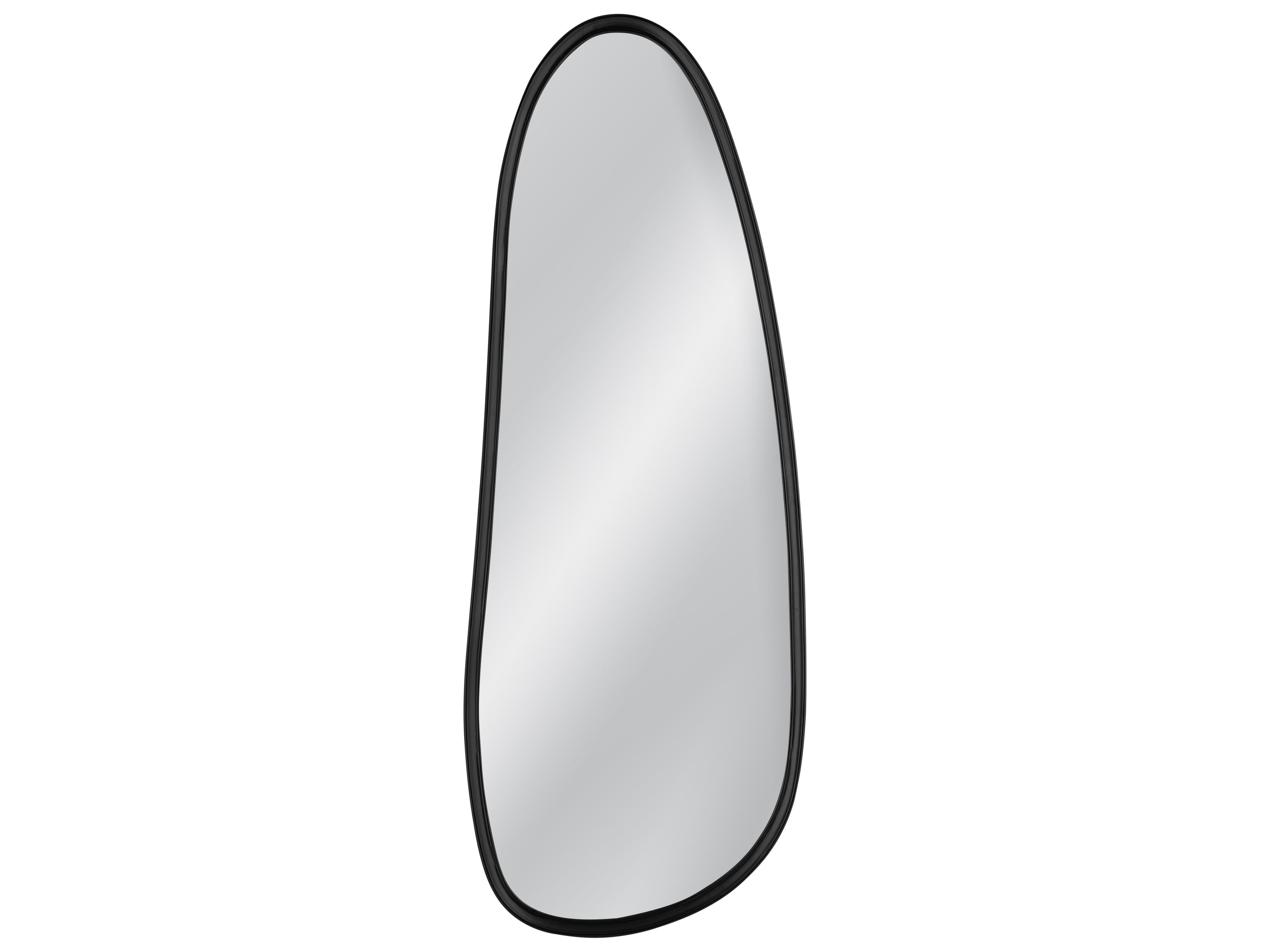 Bassett Mirror Mia Glossy Black Wall Mirror