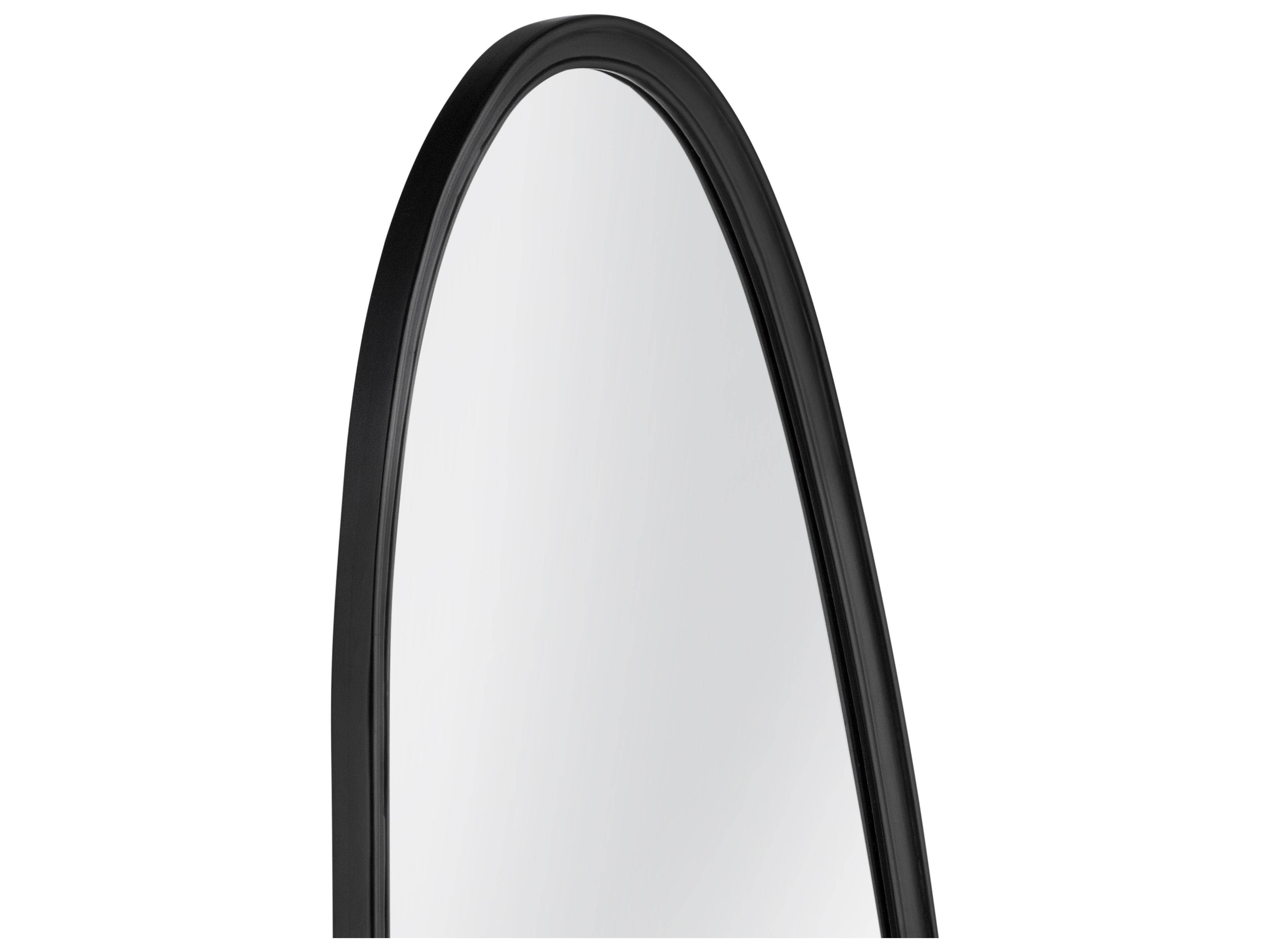 Bassett Mirror Mia Glossy Black Wall Mirror