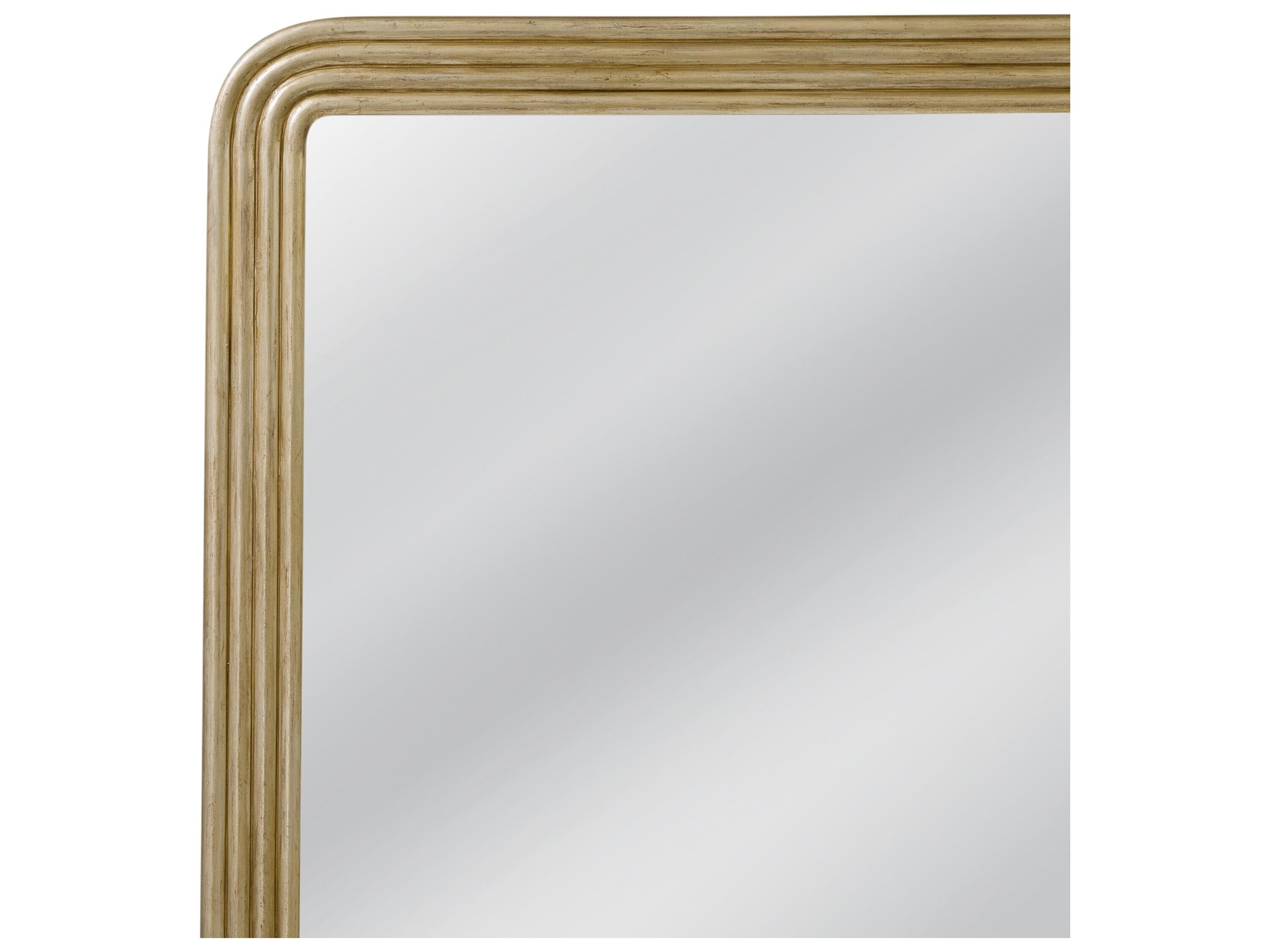 Bassett Mirror Yevette Antique Gold Rectangular Wall Mirror