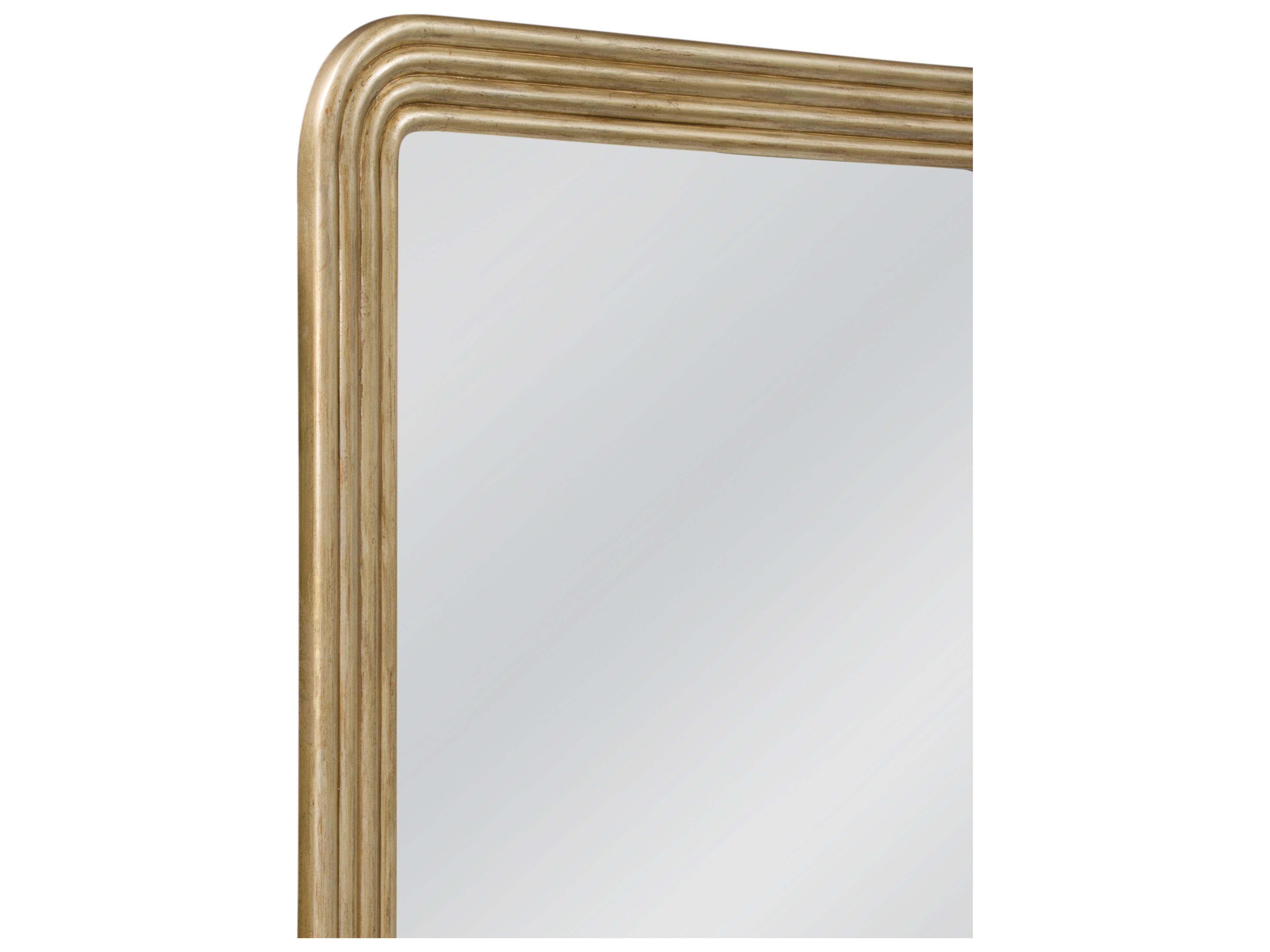 Bassett Mirror Yevette Antique Gold Rectangular Wall Mirror