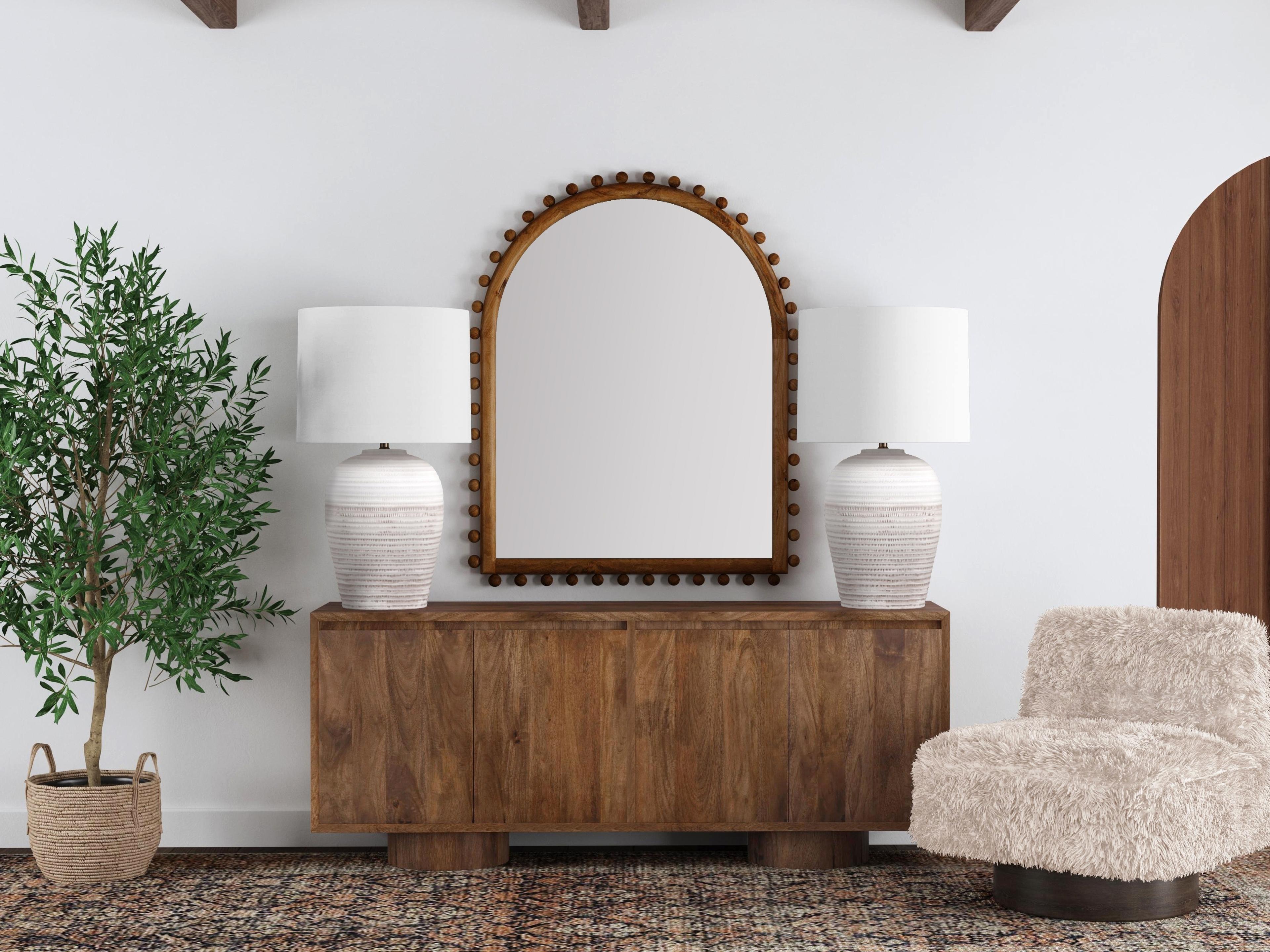 Bassett Mirror Tioga Natural Wall Mirror