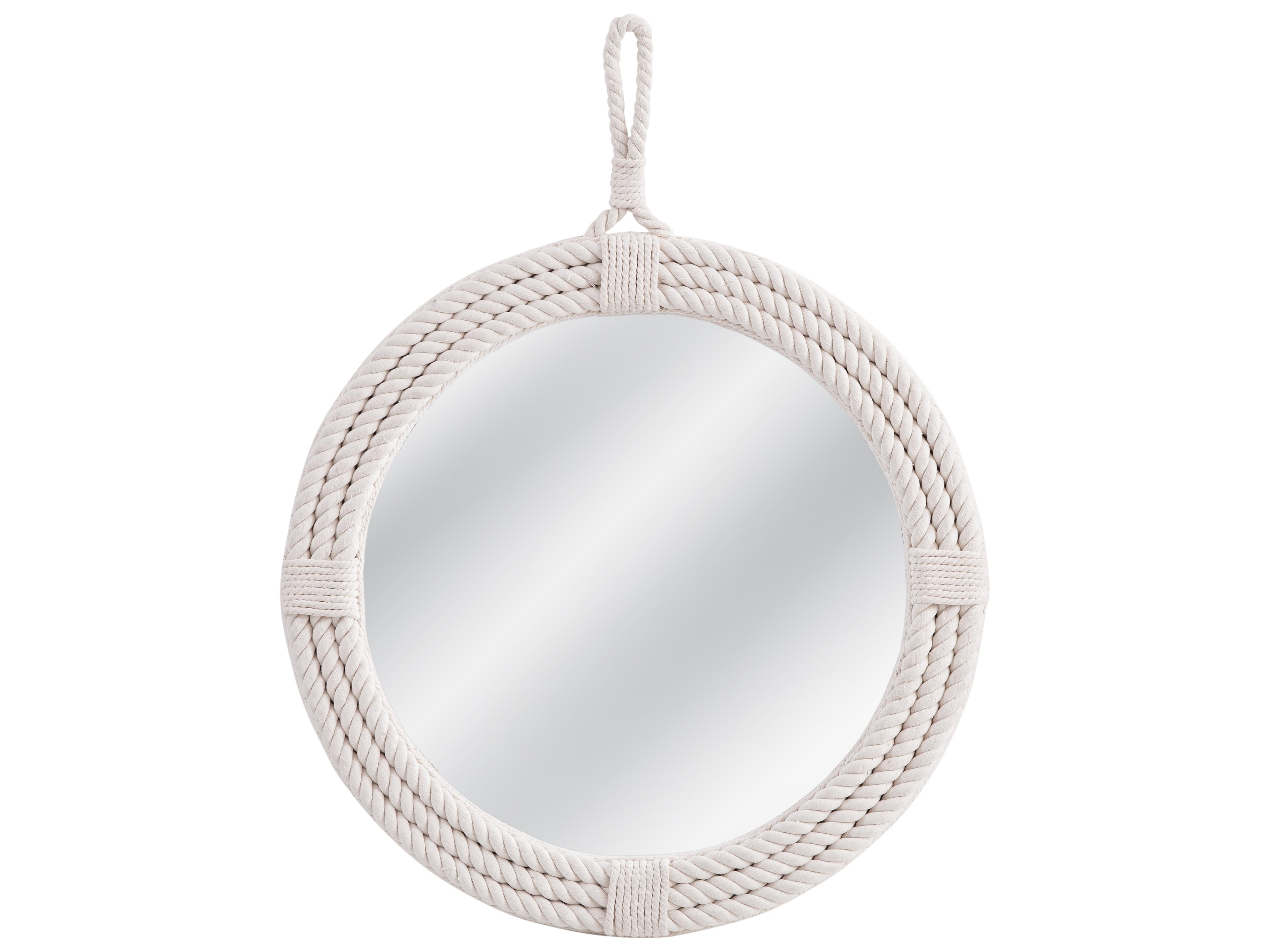 Guedry Natural Round Wall Mirror