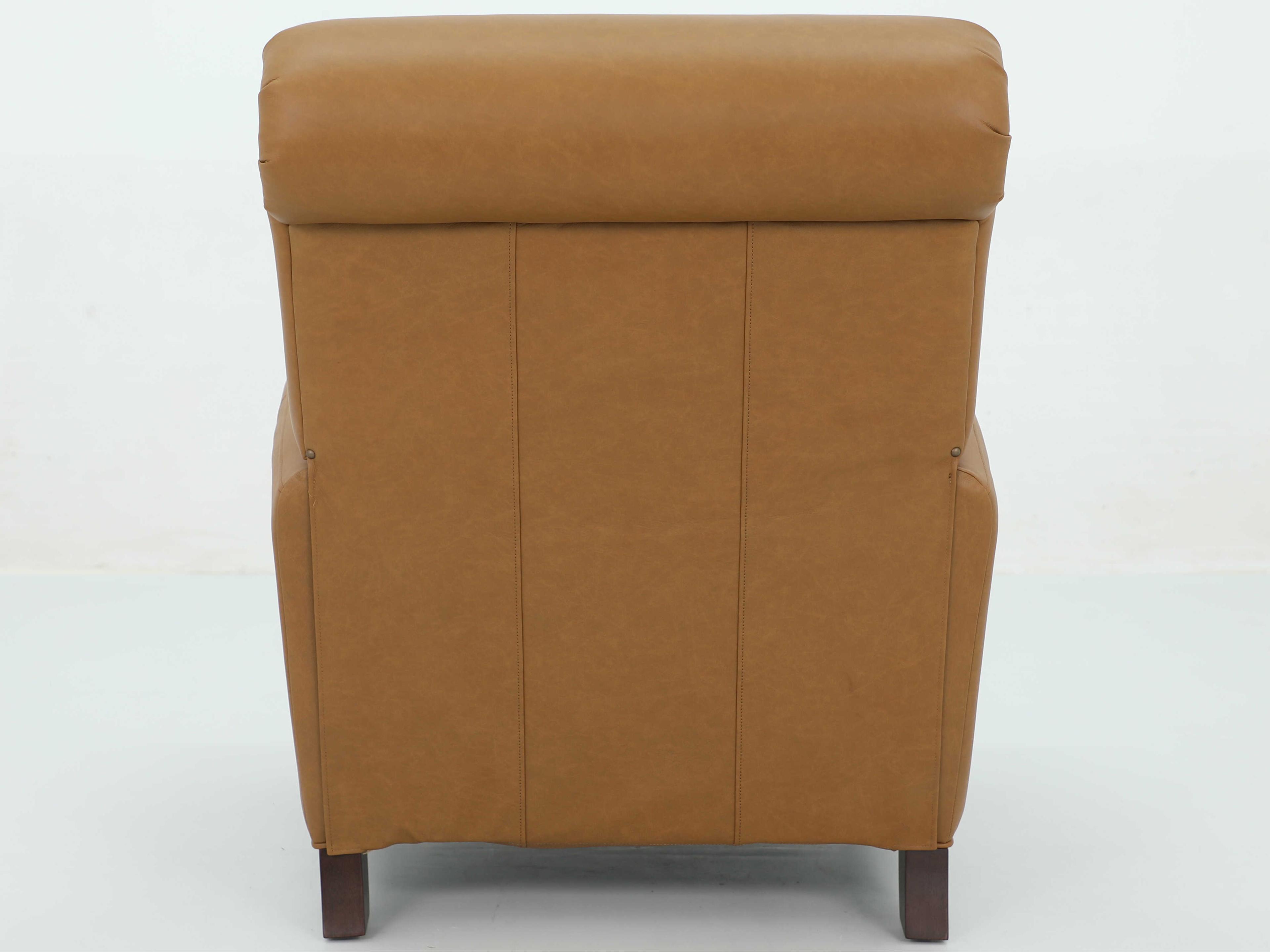 Barcalounger Vintage Harrington Santa Fe Brandy Brown Leather Recliner