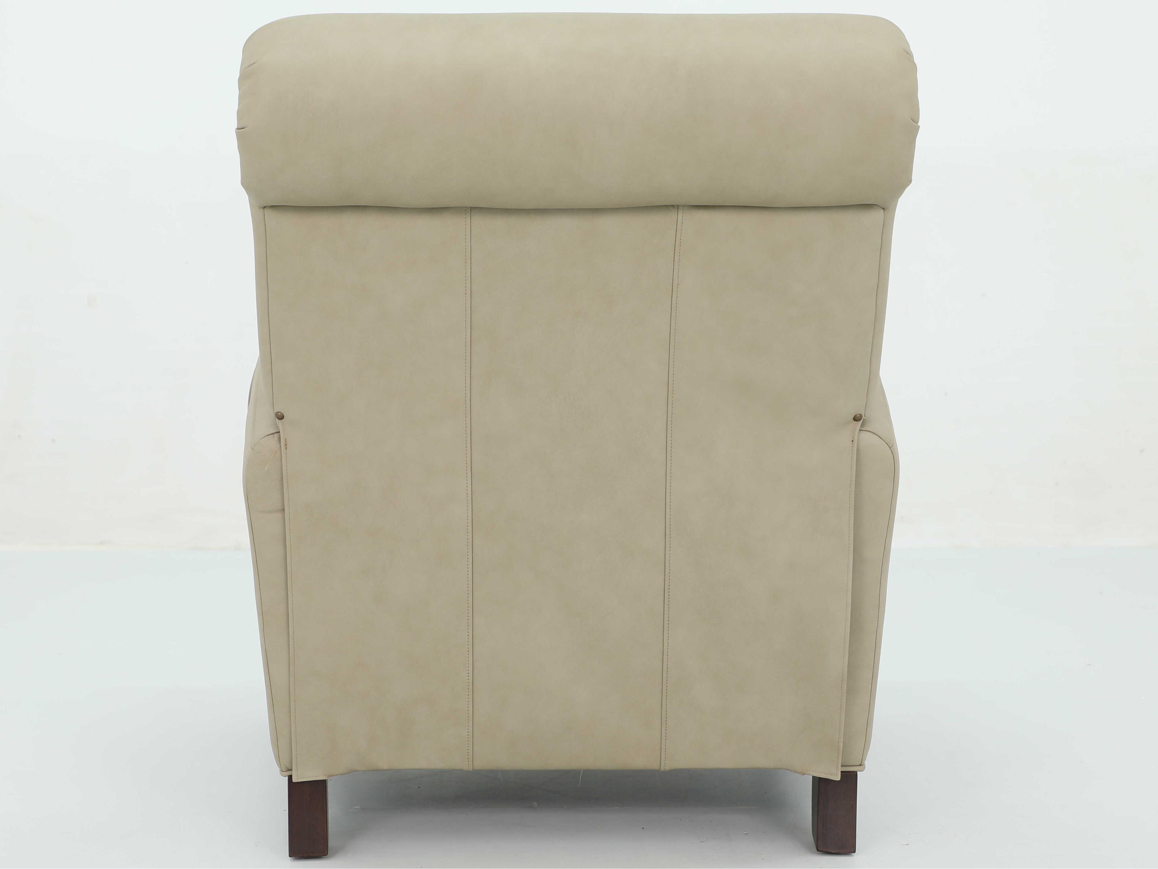 Barcalounger Vintage Harrington Cashmere Stone Tan Leather Recliner