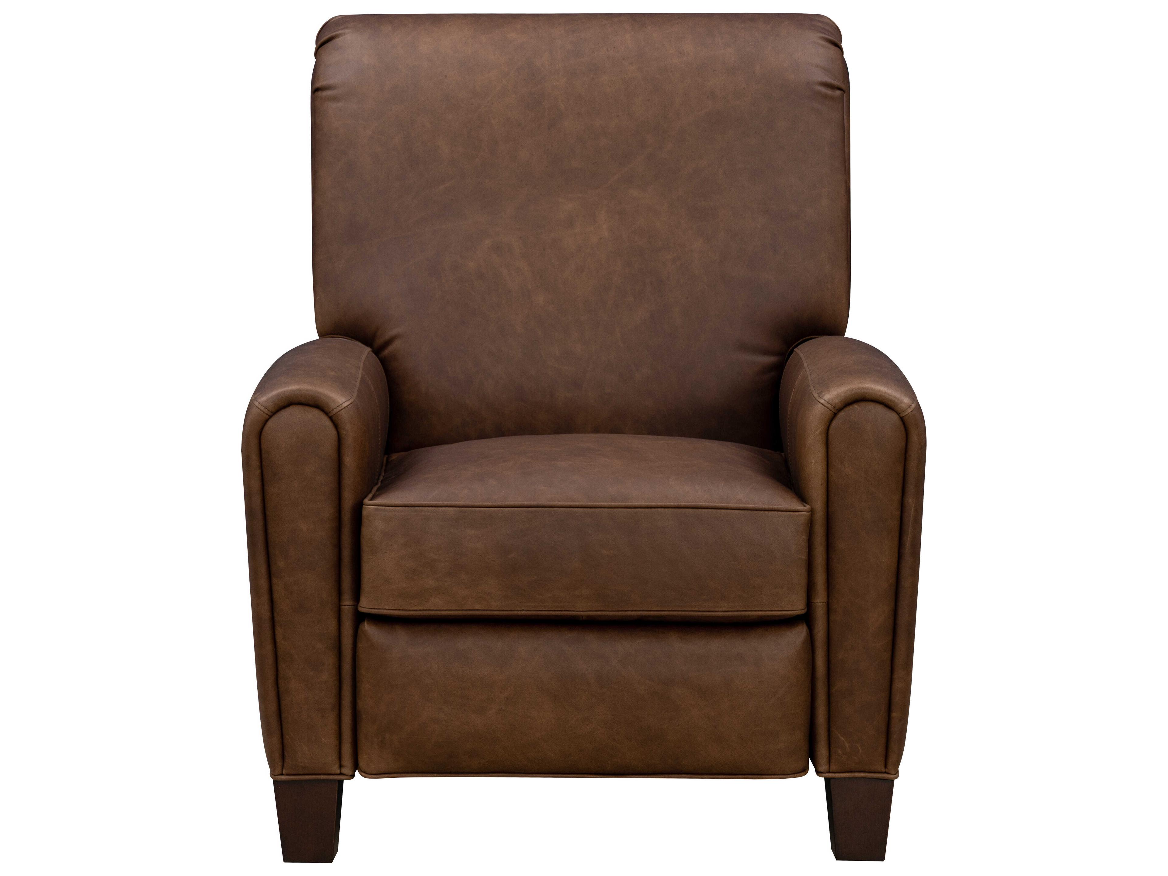 Barcalounger Vintage Harrington Clifton Chocolate Brown Leather Recliner