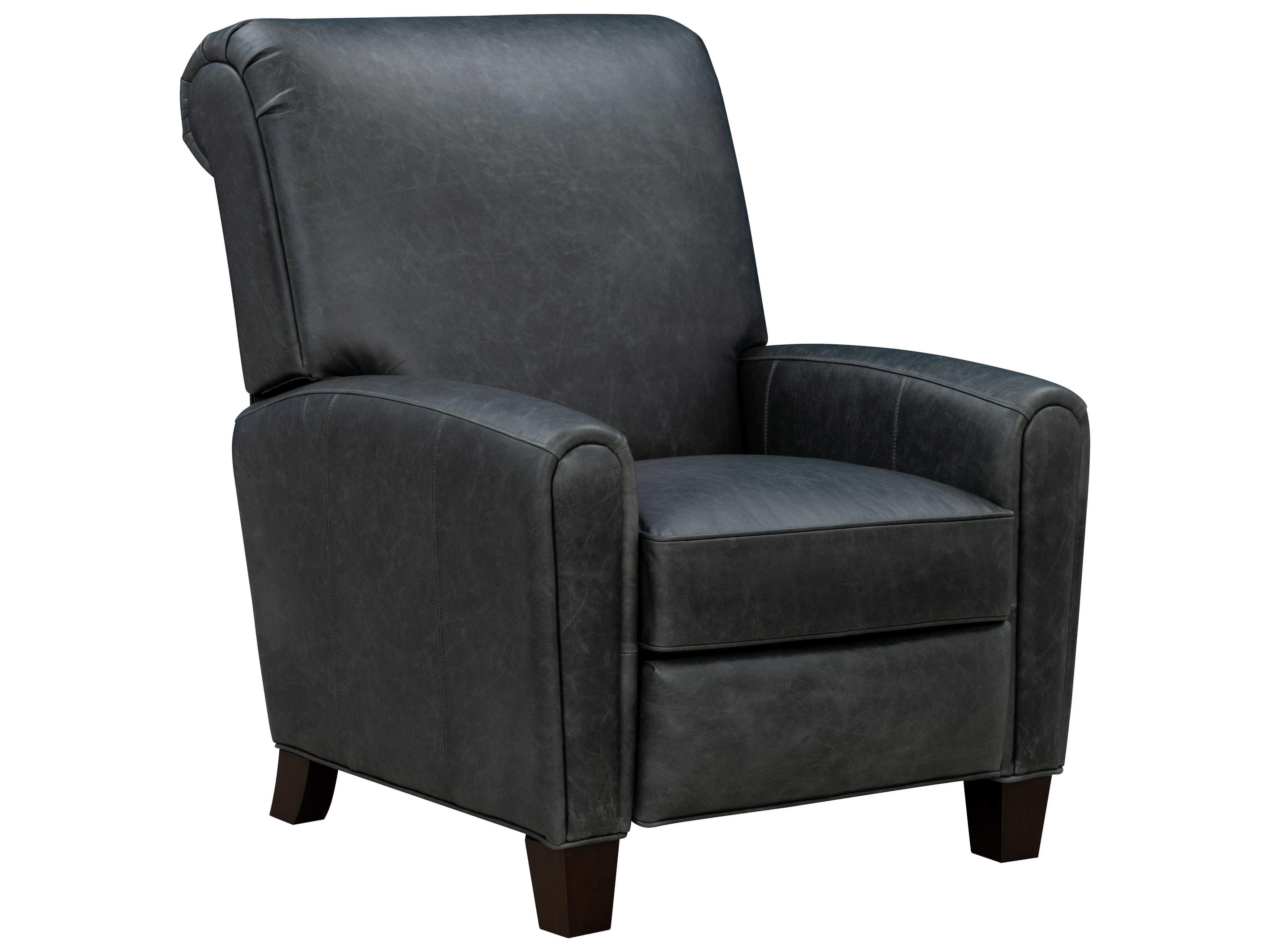 Barcalounger Vintage Harrington Clifton Gray Leather Recliner